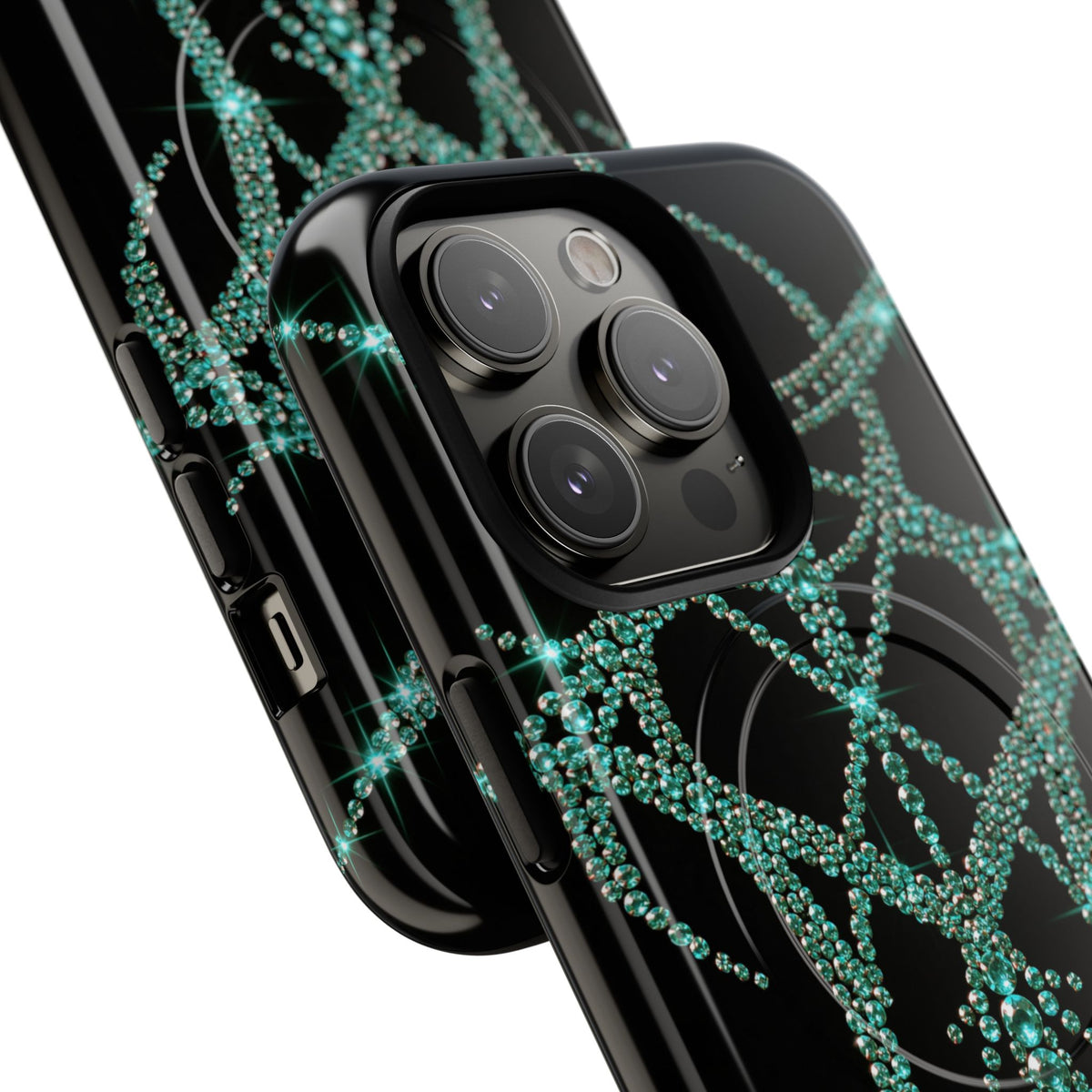 Teal Cyber Sigil · Tough 2.0 Magnetic Phone Case for iPhone · Teal