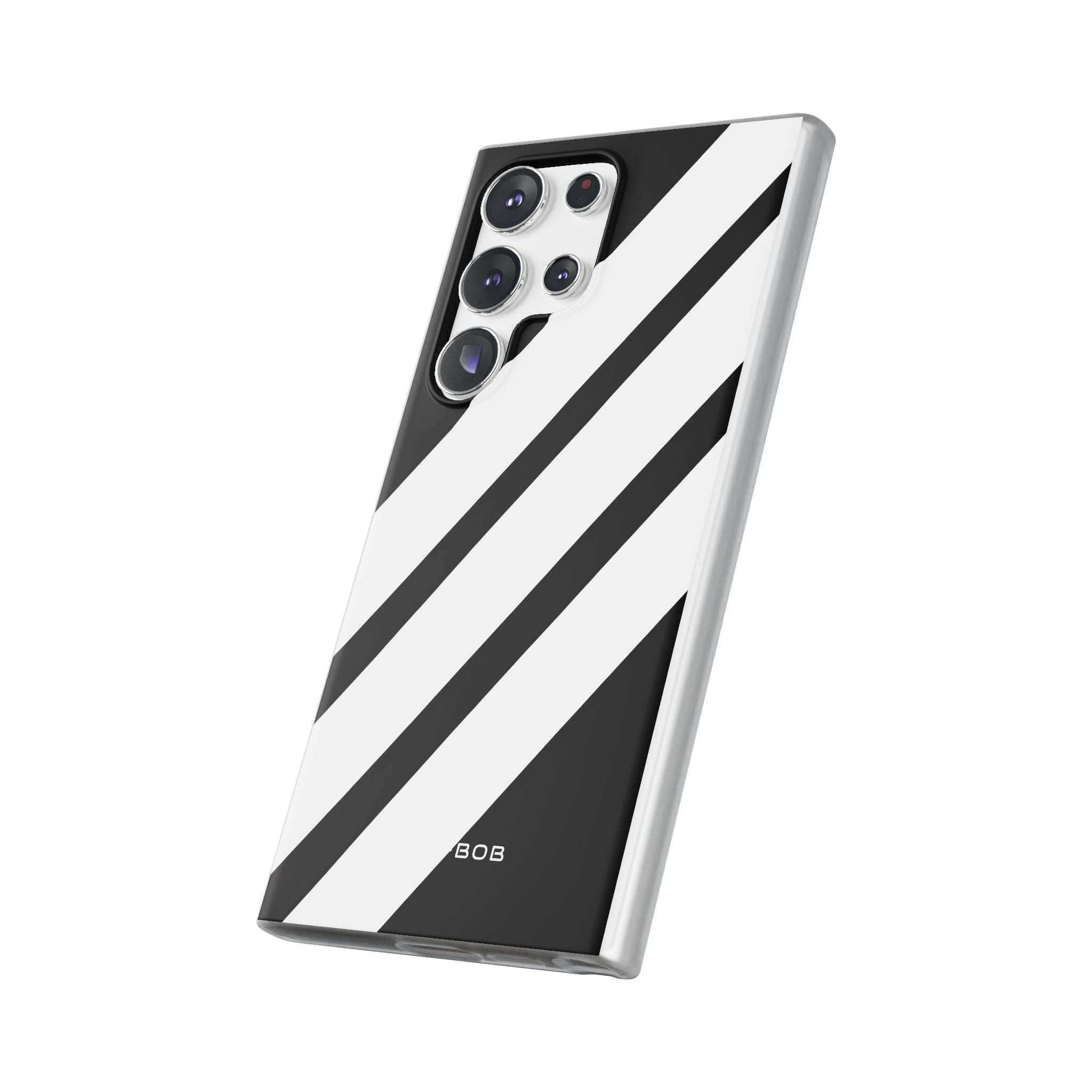 Diagonal Bands Noir Samsung S23 Ultra Case - Soft