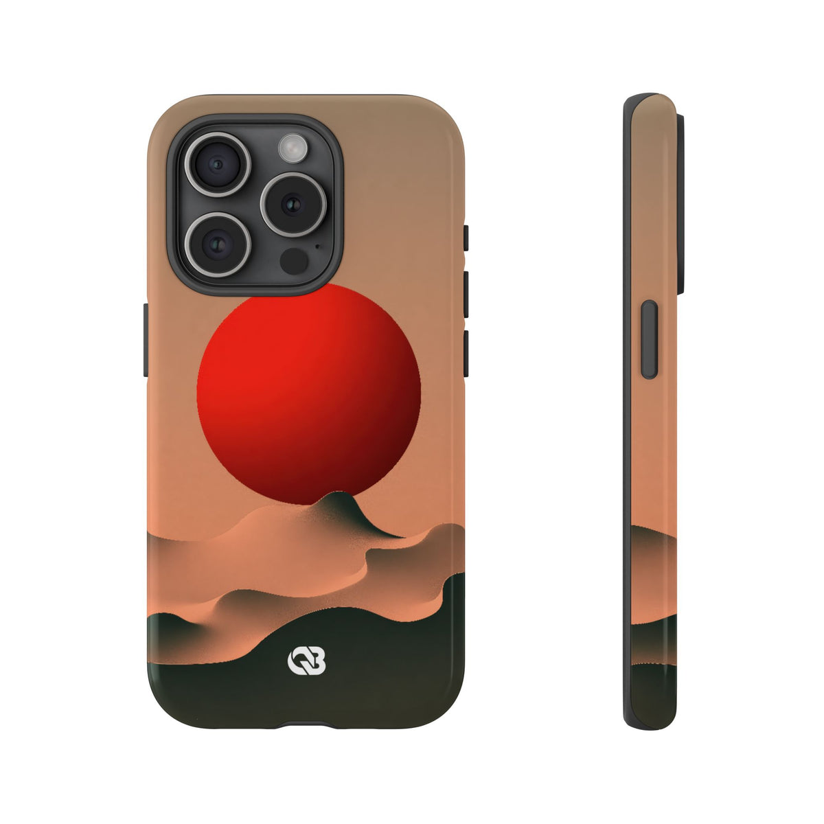 Crimson Sol Ridge · Tough Phone Case for iPhone · Red