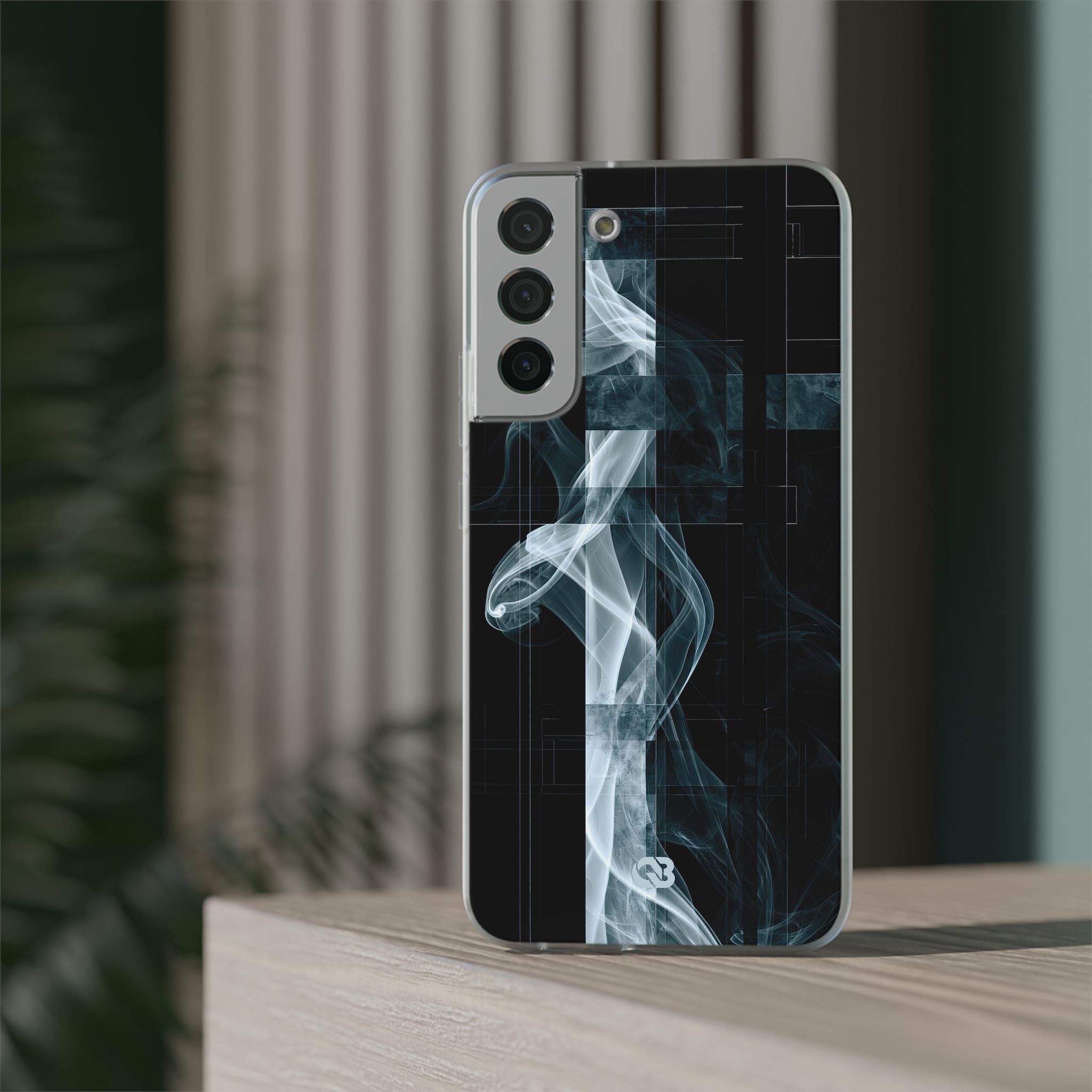 Black Lite Phone Case for Samsung - Arctic Vapor Grid
