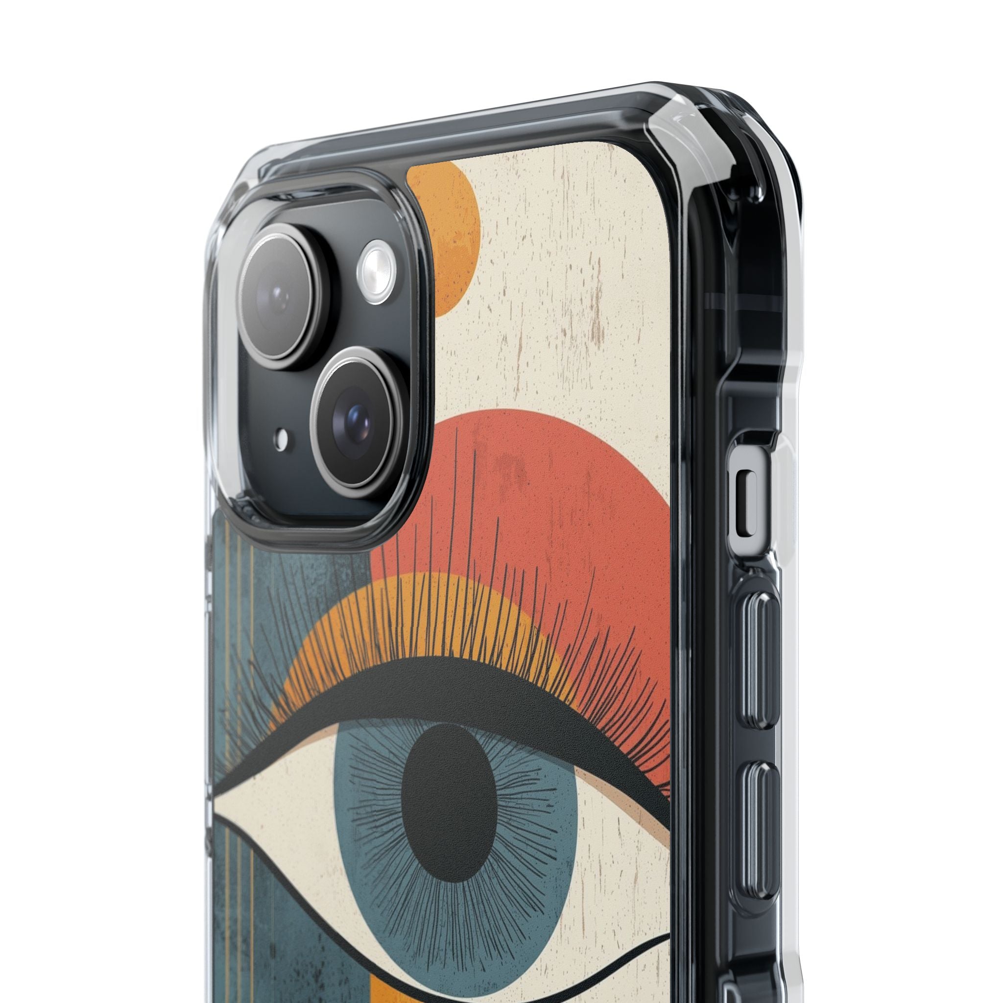Distressed Azure Ocular · Impact Phone Case for iPhone · Magsafe