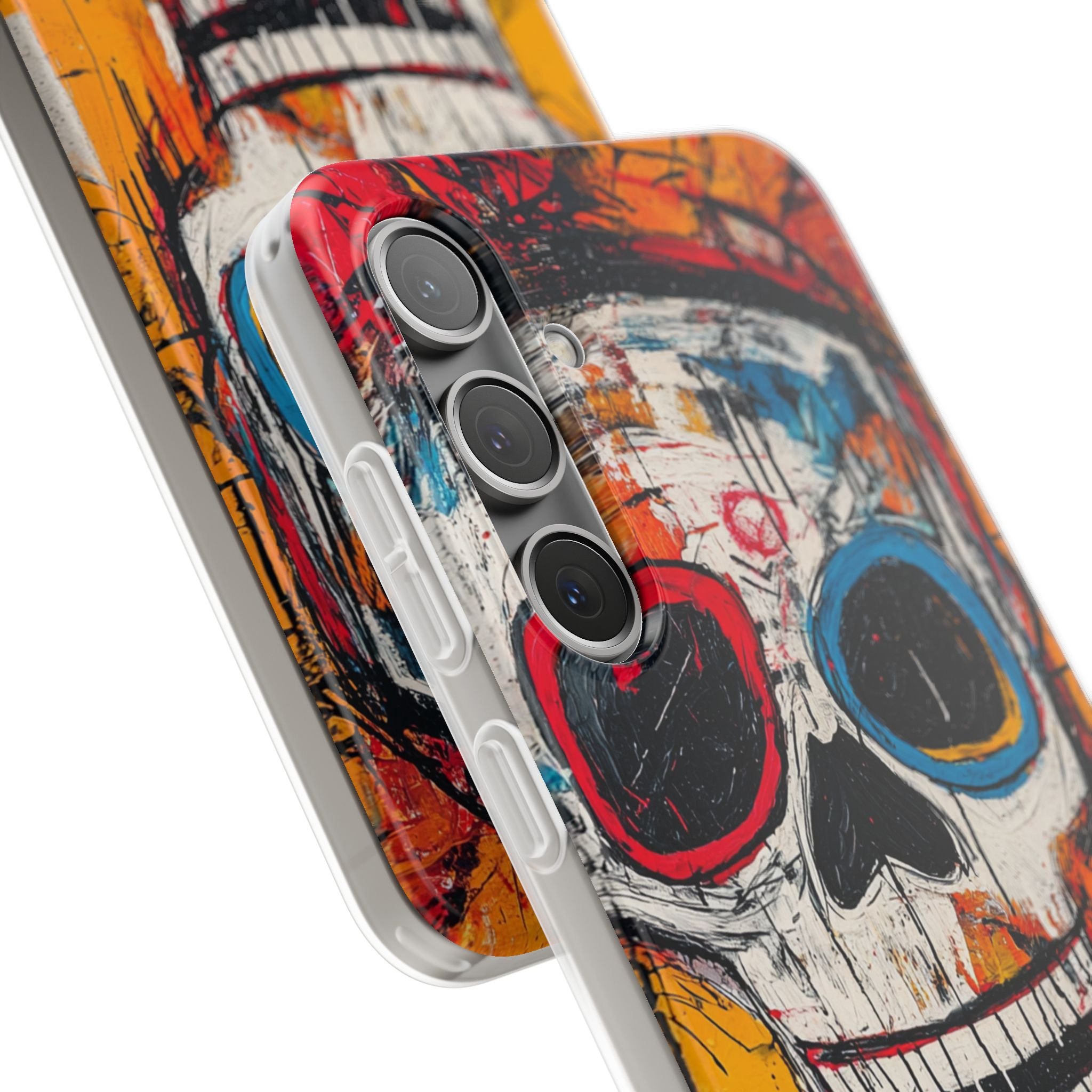 Vivid Graffiti Skull · Soft Coque de téléphone pour Samsung