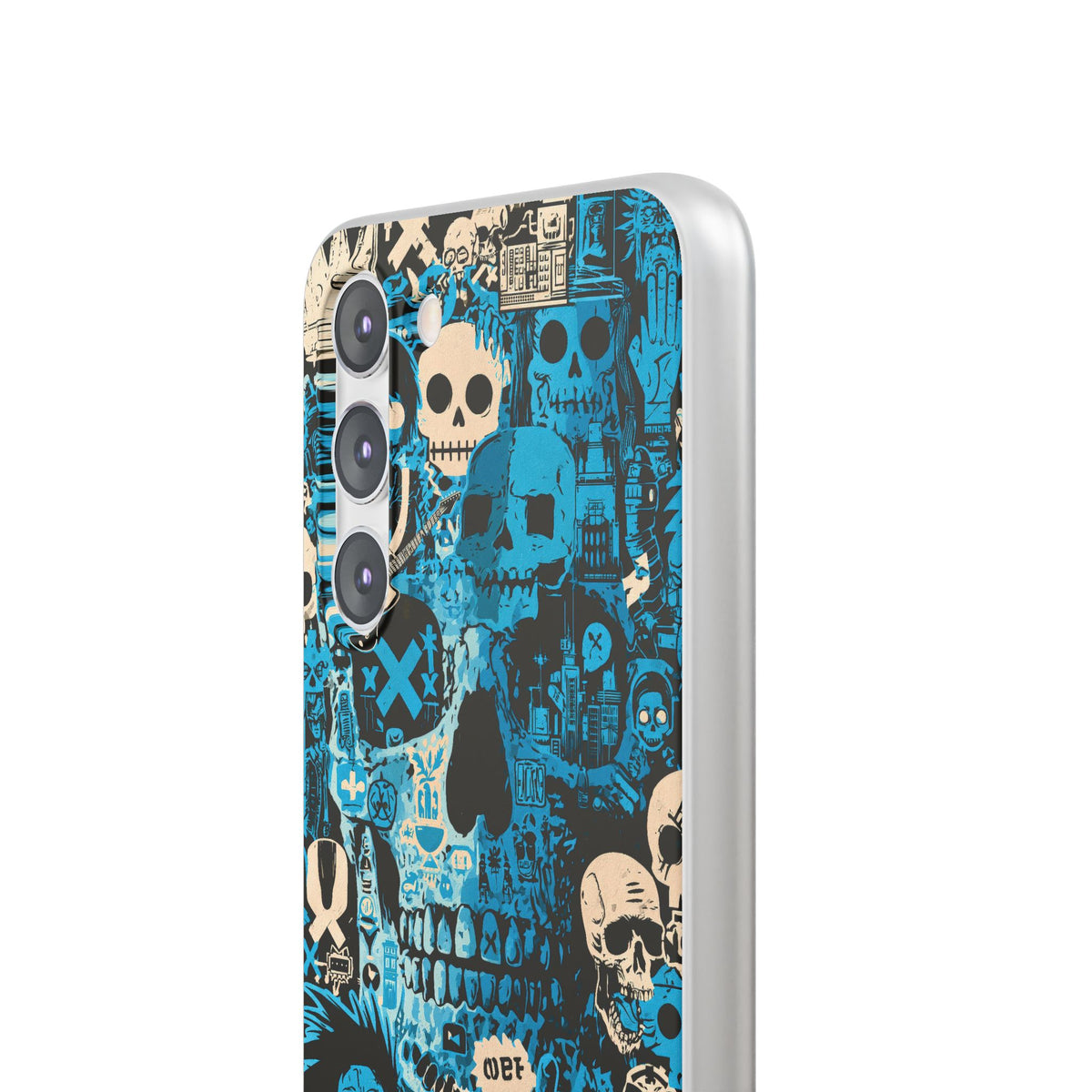 Electric Skull Graffiti · Lite Phone Case for Samsung · Blue