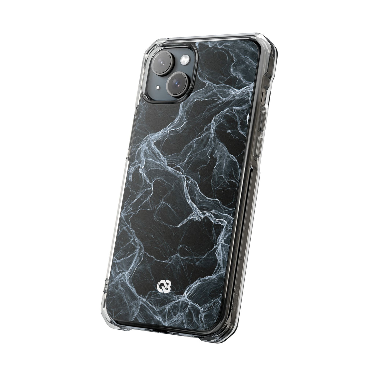 Arctic Gossamer · Clear Impact Magnetic Phone Case for iPhone · Black