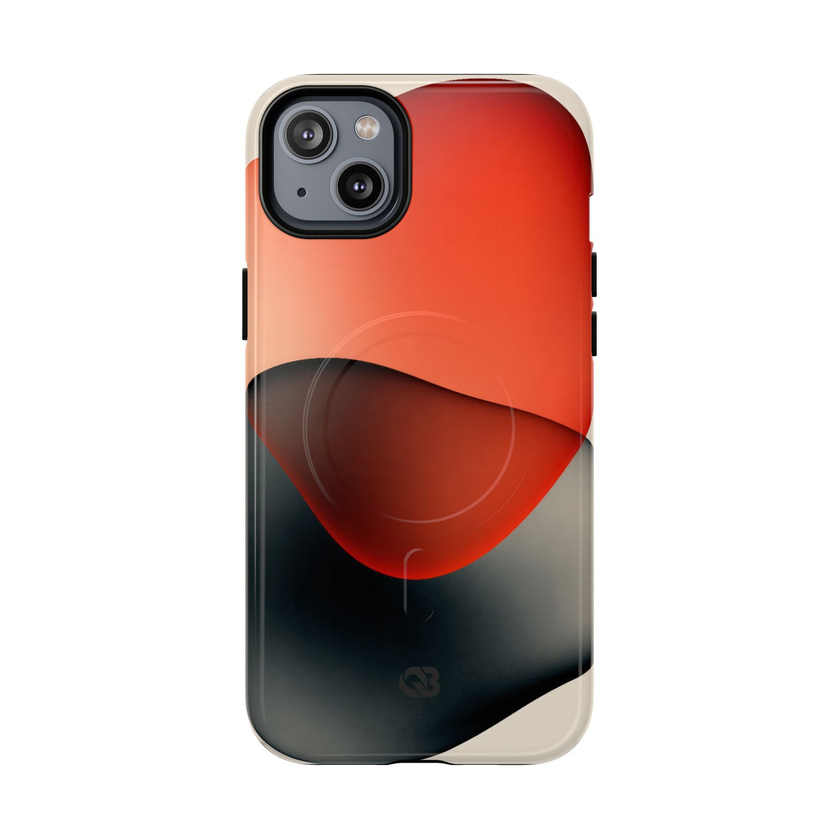 Translucent Crimson Form · Tough 2.0 Magnetic Phone Case for iPhone · Red