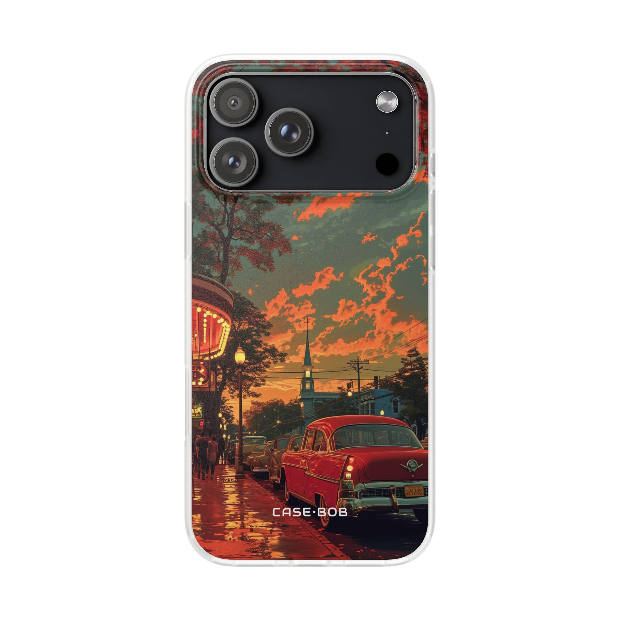 Crimson Classic iPhone 17 Pro MaxCase - Soft - CASE•BOB