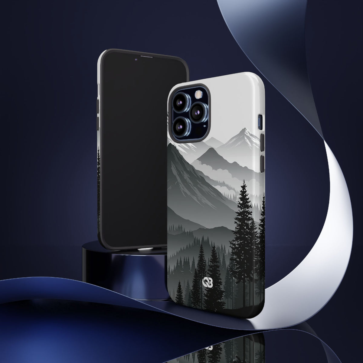 Alpine Horizon · Tough Phone Case for iPhone · Black