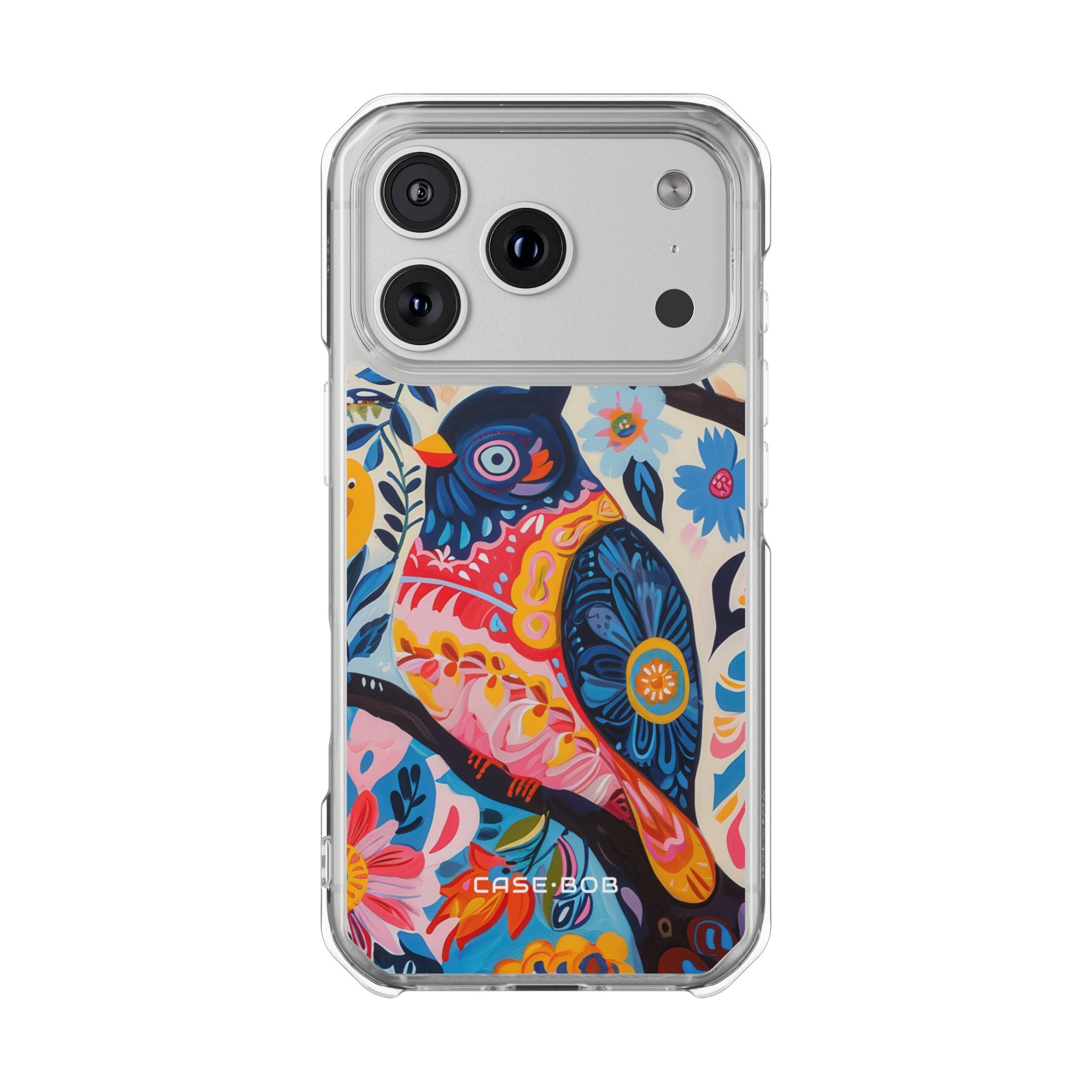 Blue Owl Bloom iPhone 17 Pro Case - Impact