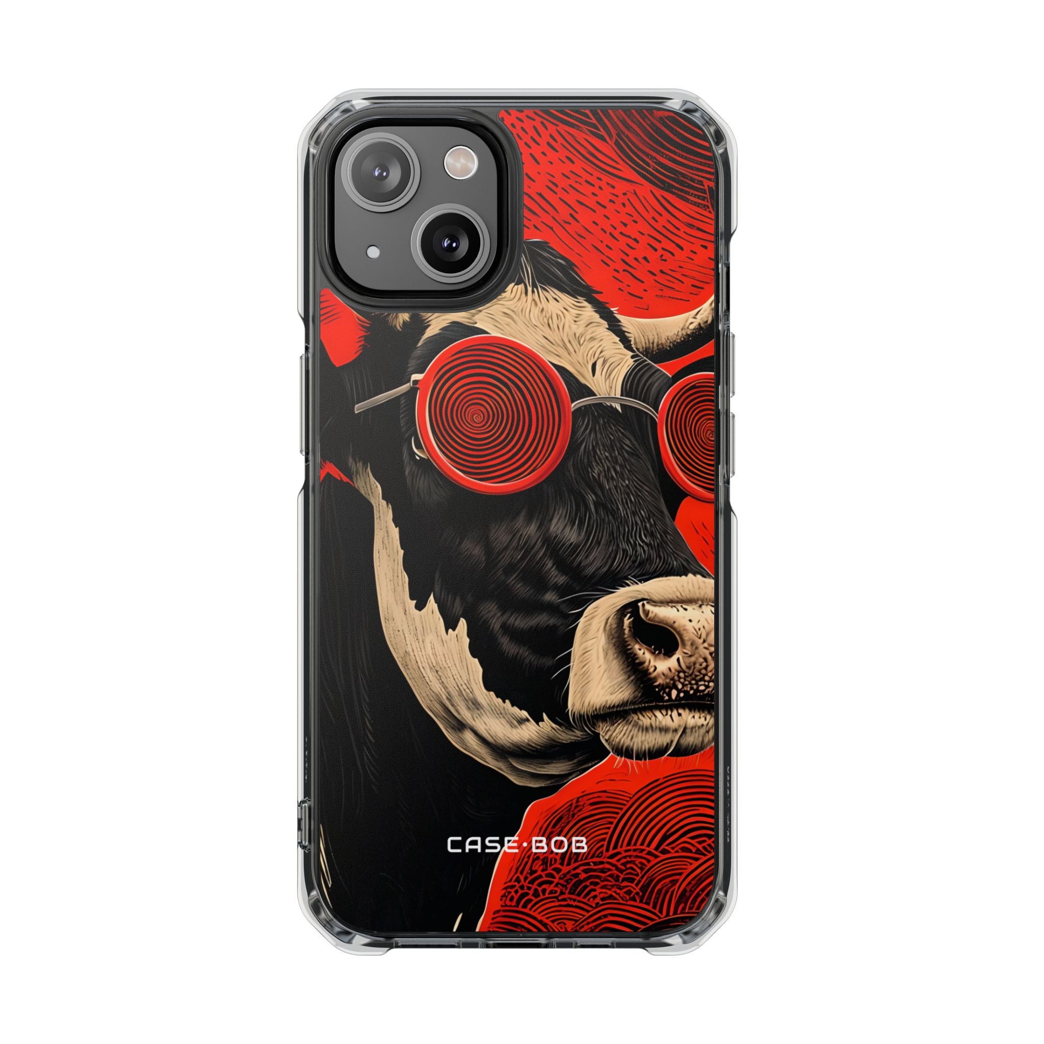Hypnotic Cow iPhone 14 Case - Impact