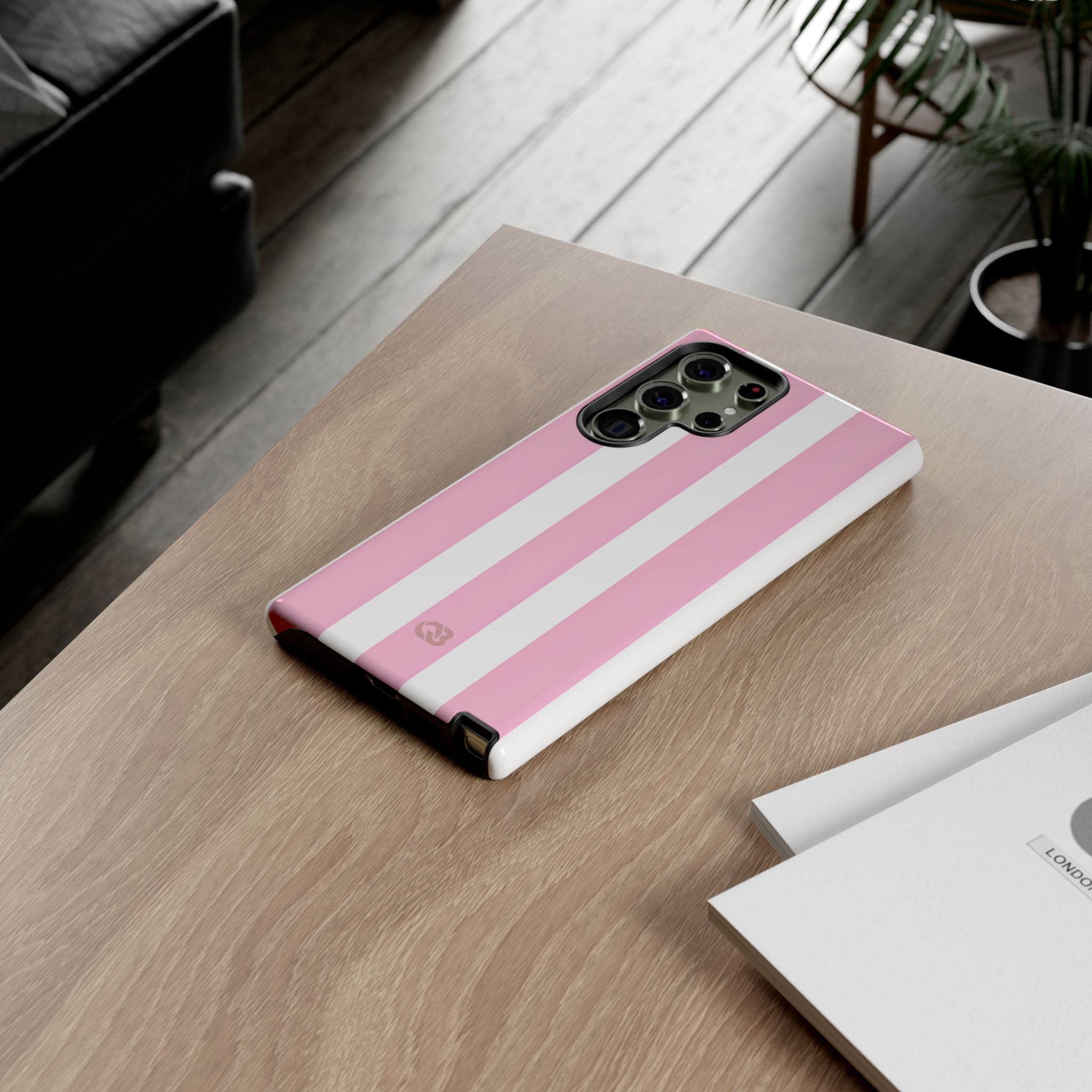 Soft Pink Stripe · Tough Phone Case for Samsung