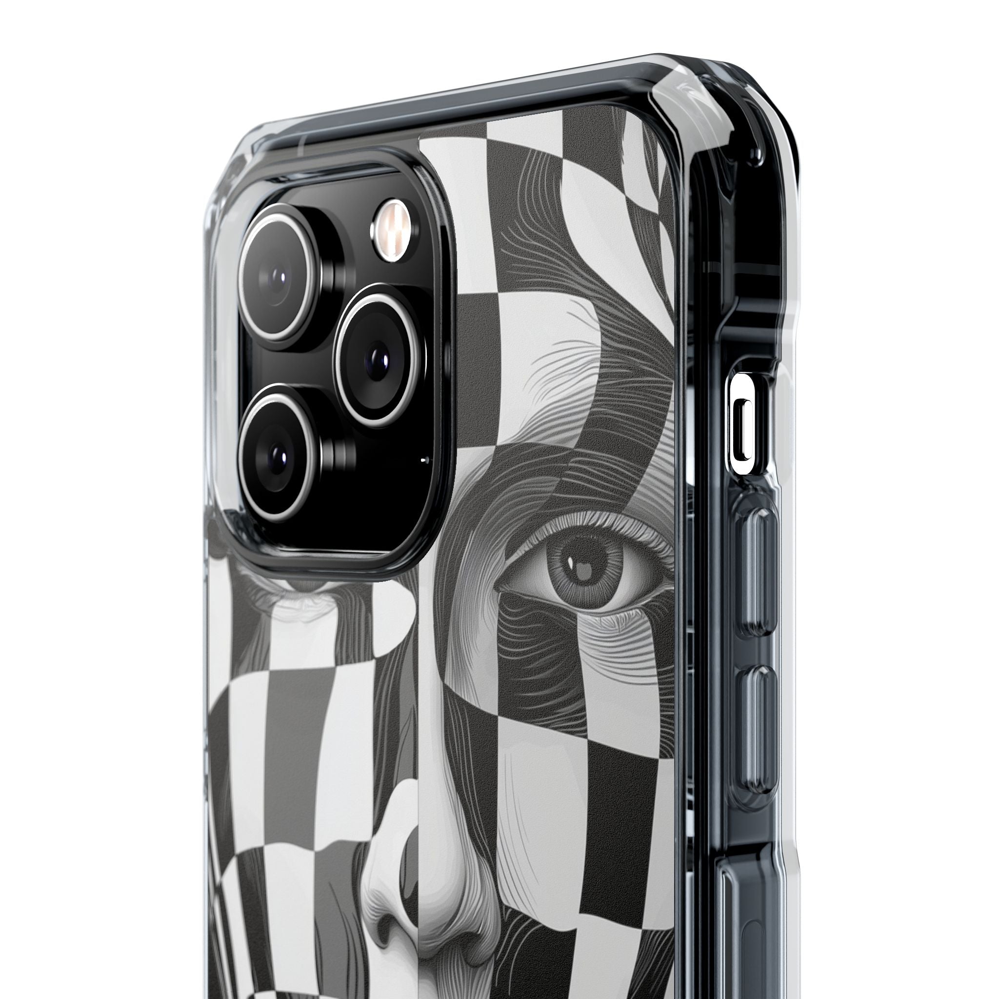 Checkered Face iPhone 14 Pro Max Case - Impact