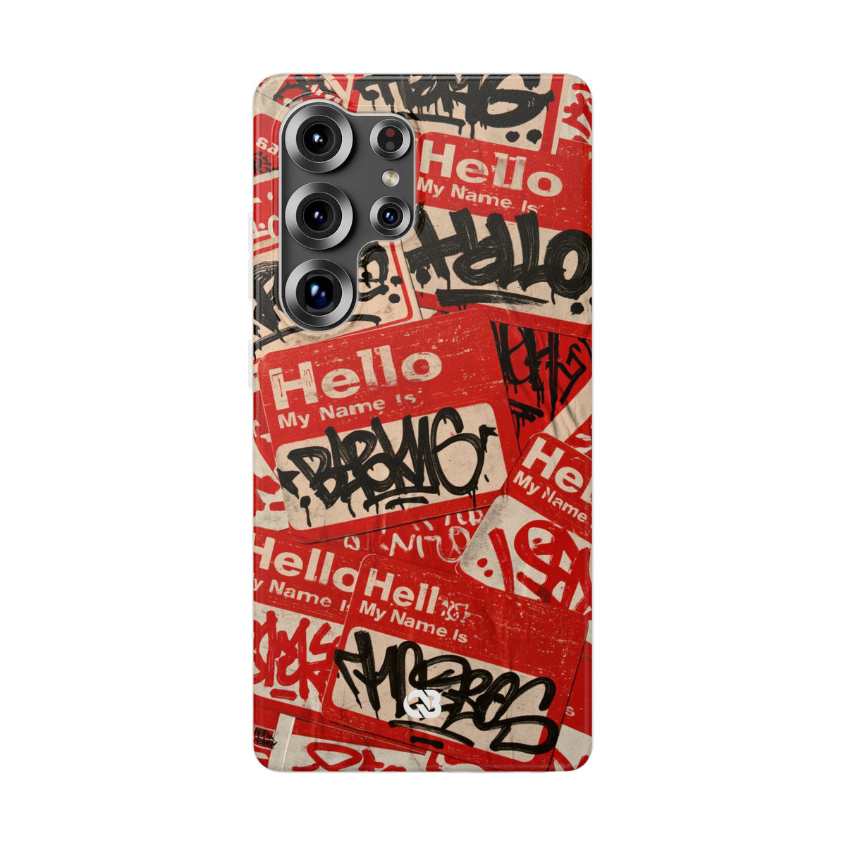 Slap Tag Collage · Lite Phone Case for Samsung · Red