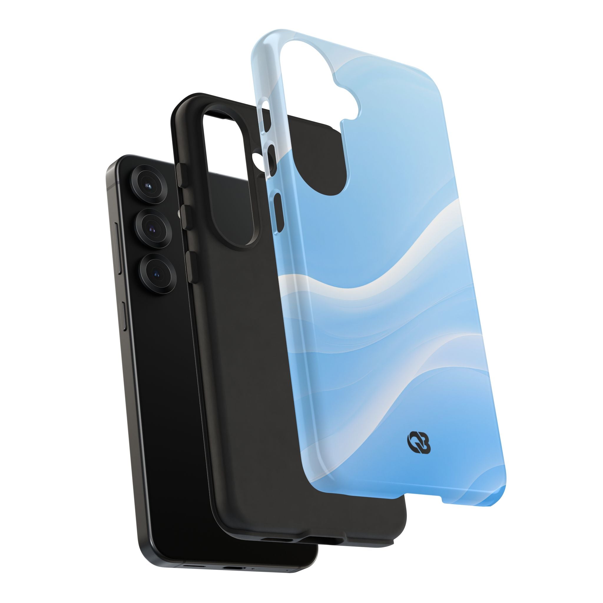 Blue Tough Phone Case for Samsung - Glacial Blue Silk