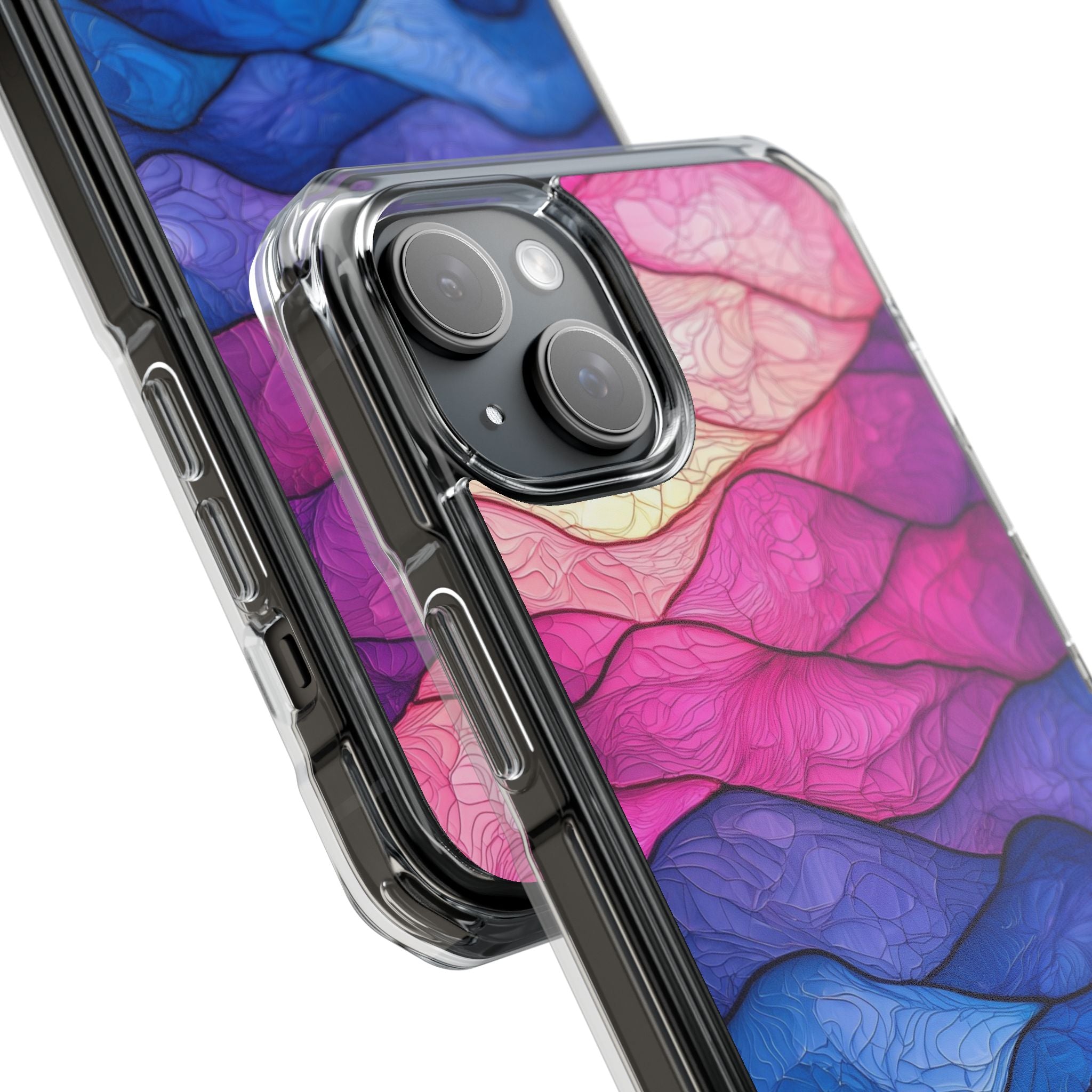 Welliges Adernverlauf iPhone 15 Plus Case - Impact