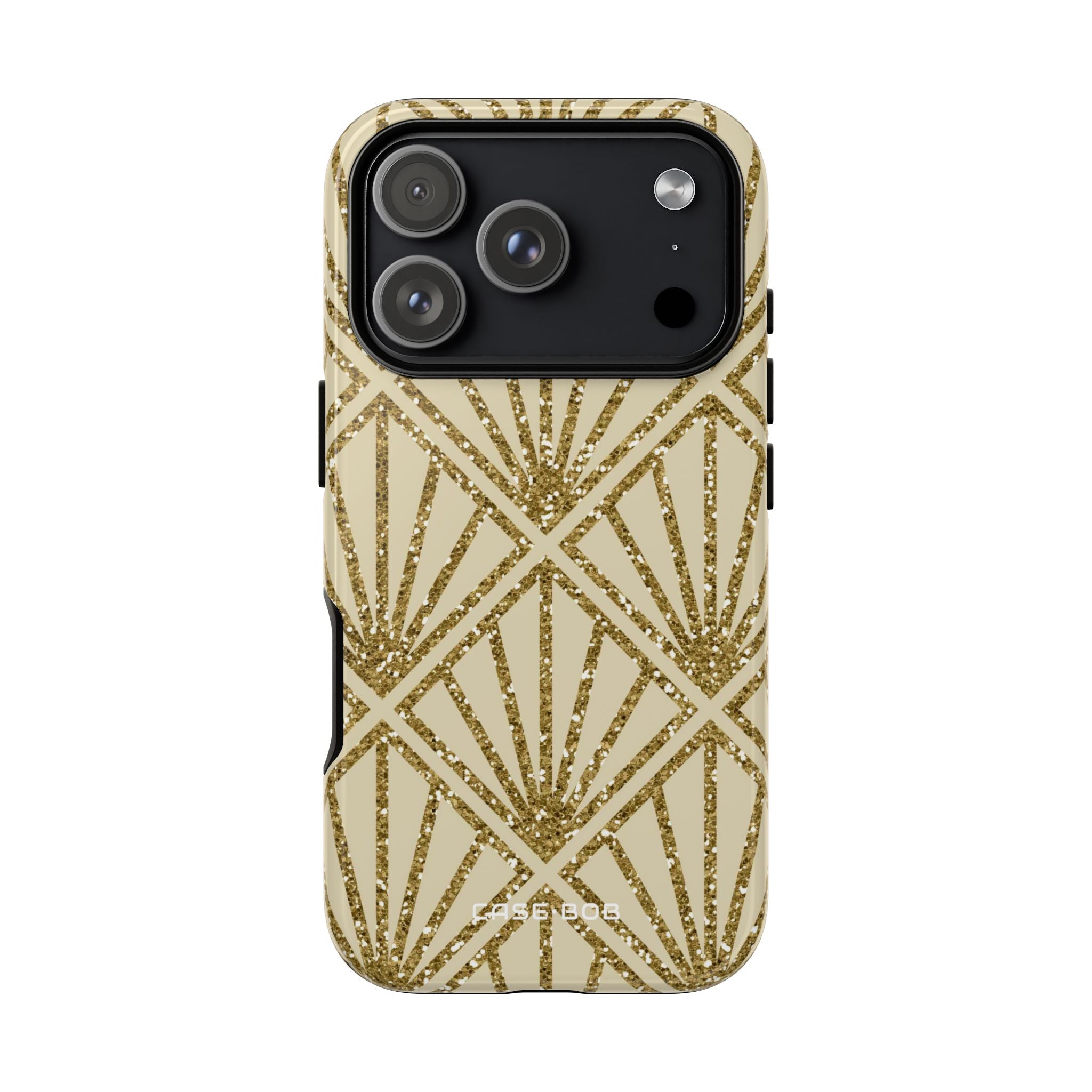Gold Diamant Strahlen iPhone 17 Pro Case - Tough