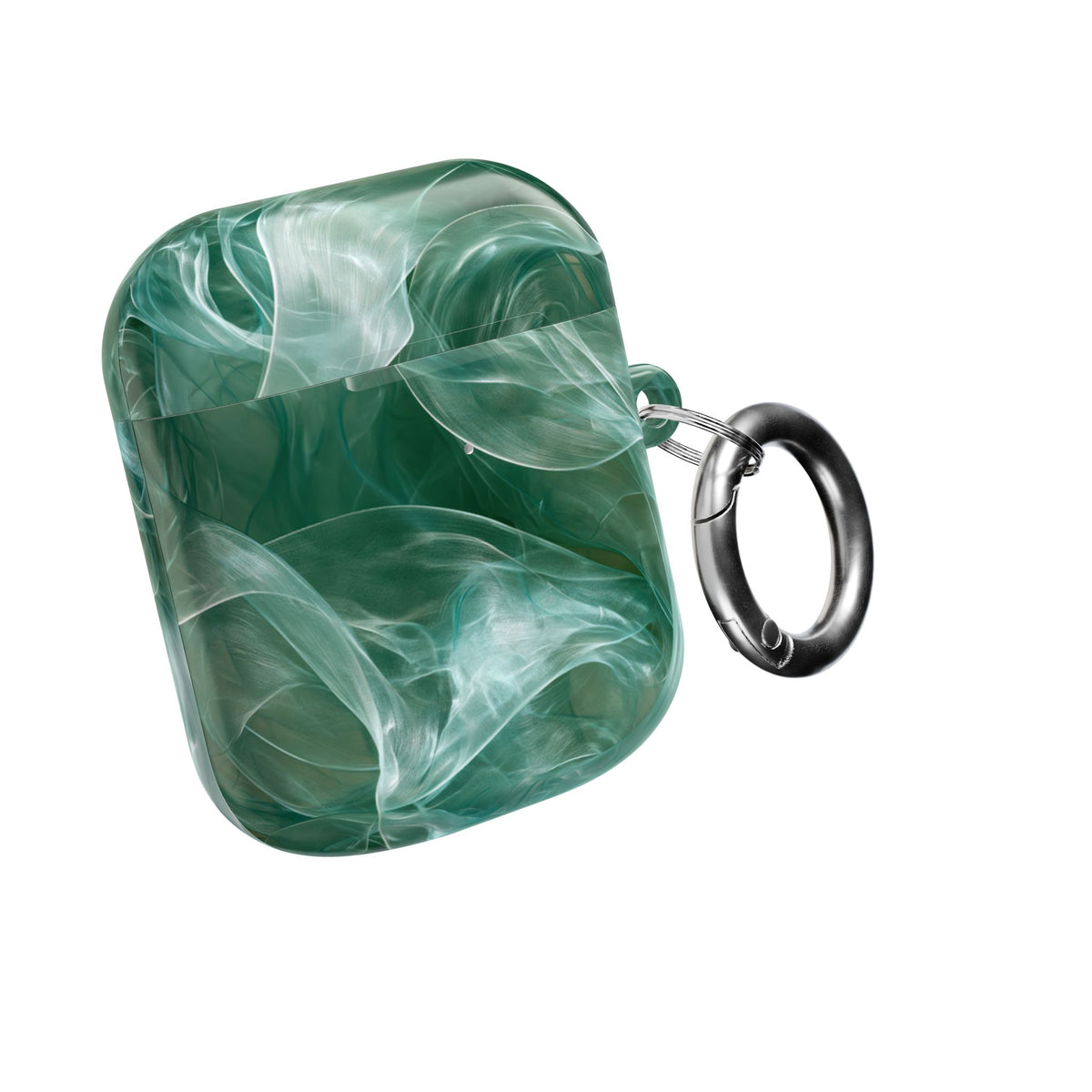 Translucent Aqua Flow · Hard Case for AirPods & AirPods Pro · Teal