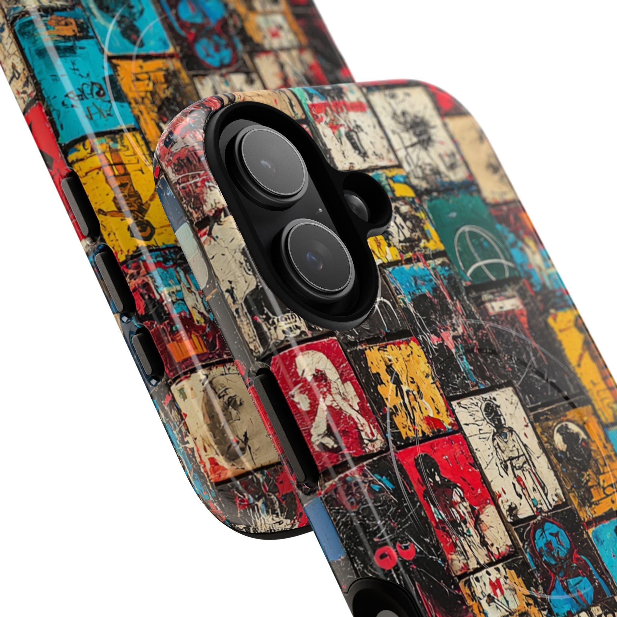 Figured Grid iPhone 17 Case - Tough+ - CASE•BOB