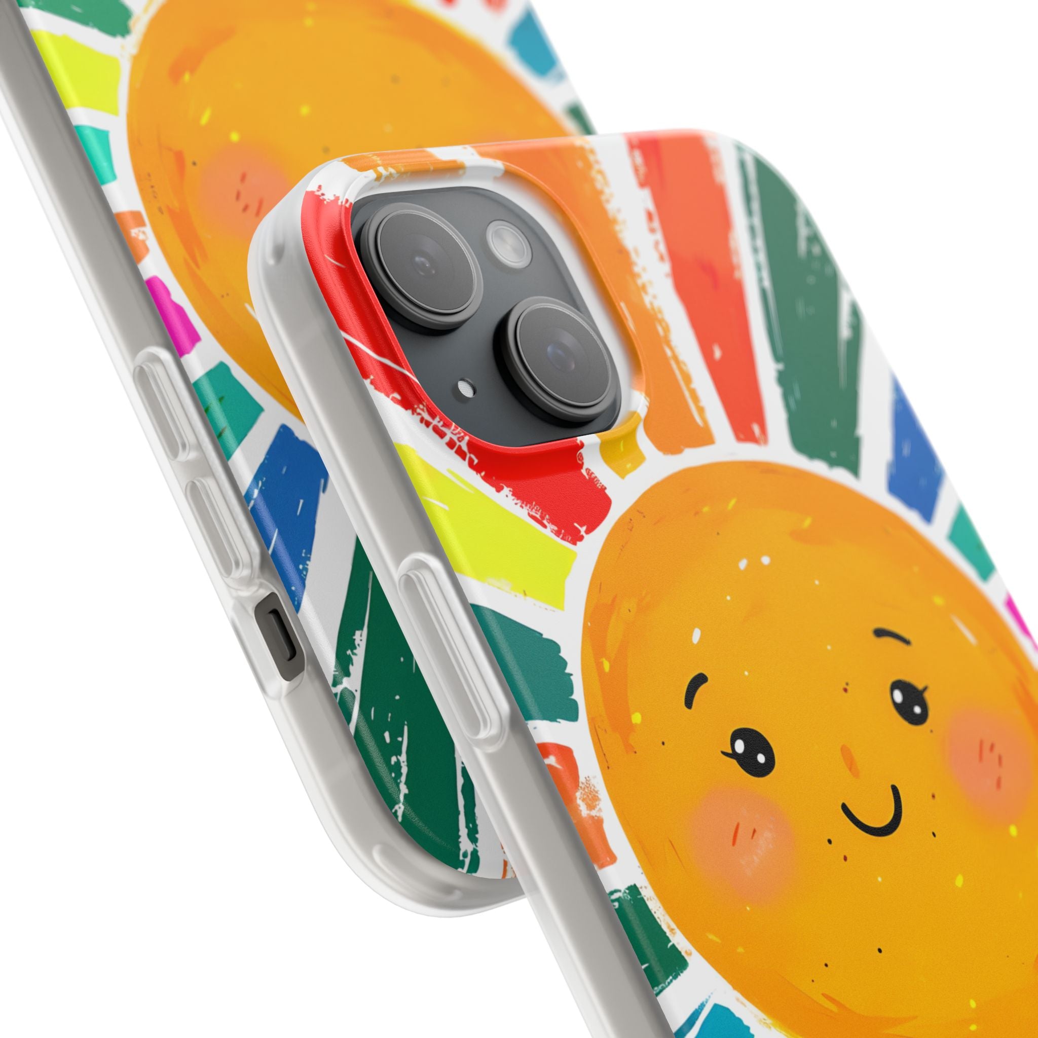 Vibrant Solar Smile · Soft Phone Case for iPhone