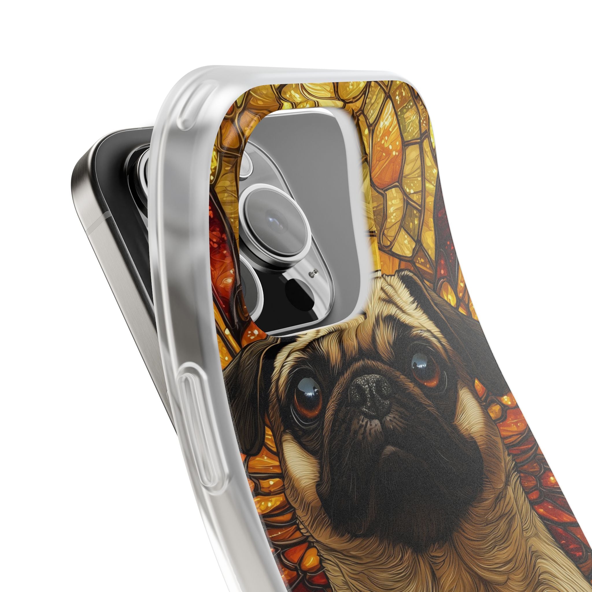 Amber Pug Divinity · Soft Case for iPhone