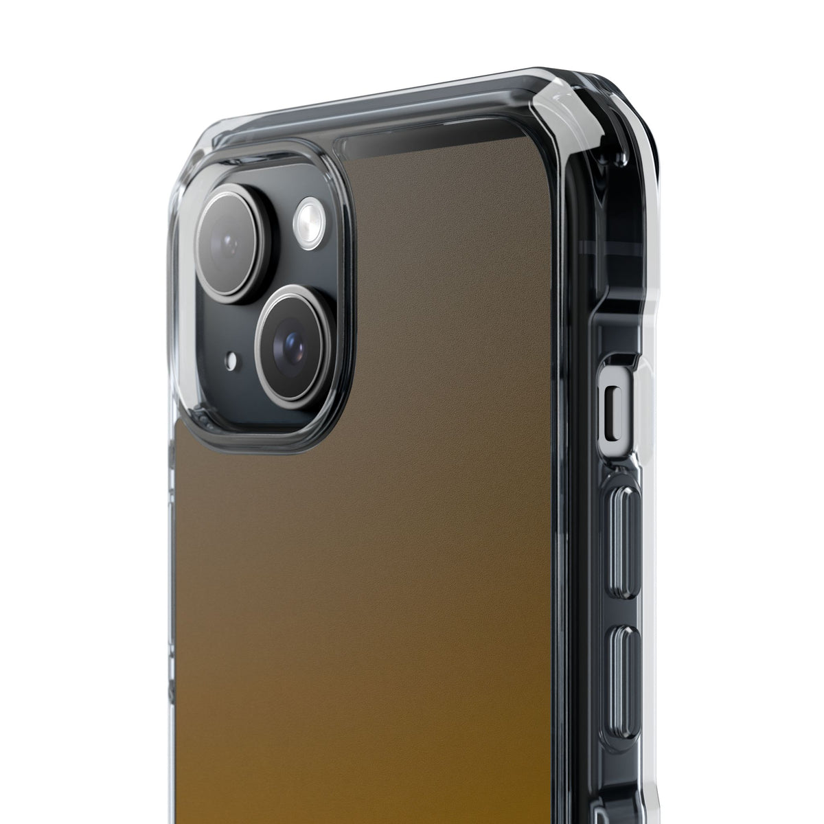 Golden Umber · Clear Impact Magnetic Phone Case for iPhone · Gold