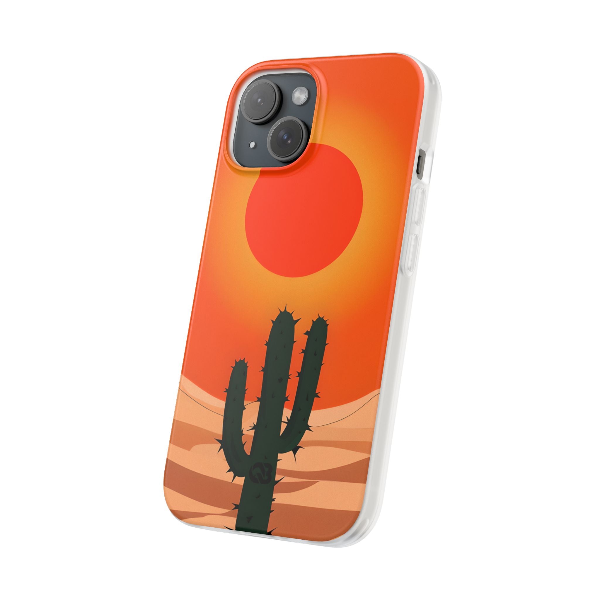 Scorched Saguaro Sunset · Soft Phone Case for iPhone