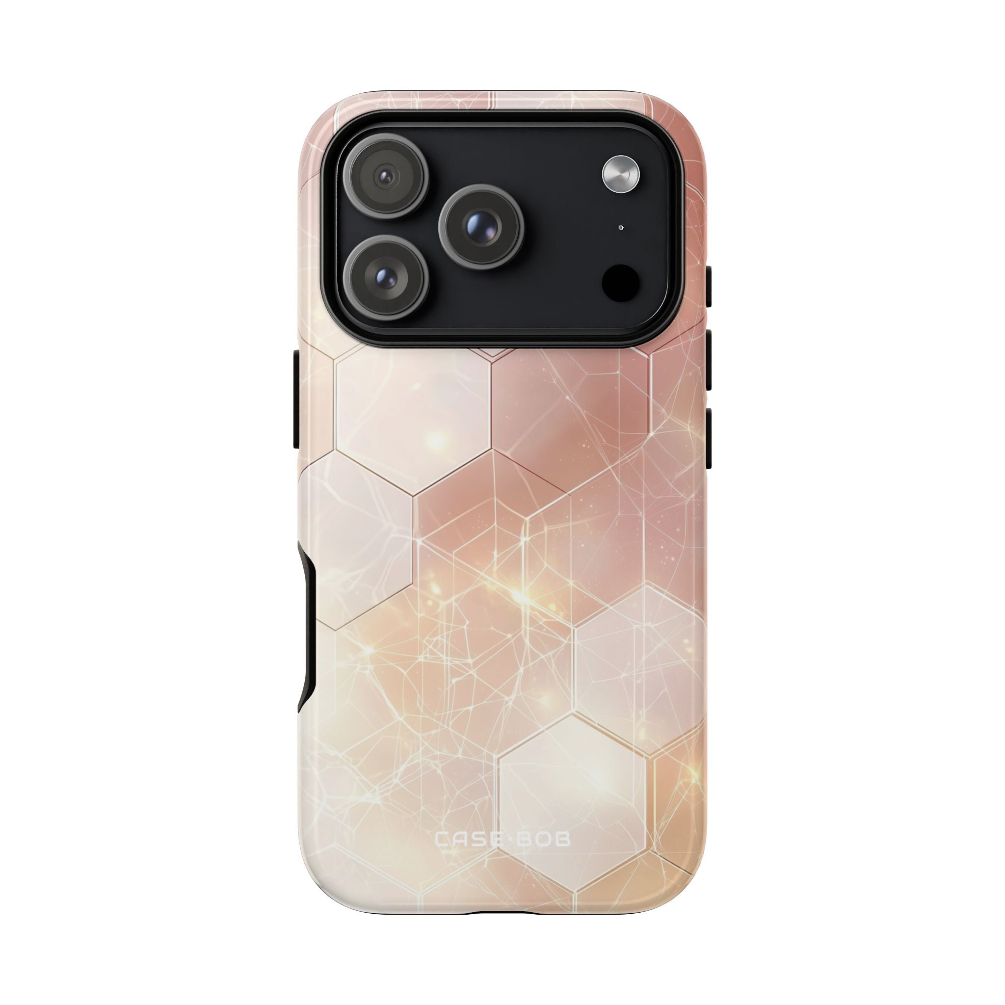 Honeycomb Glow iPhone 17 Pro Case - Tough