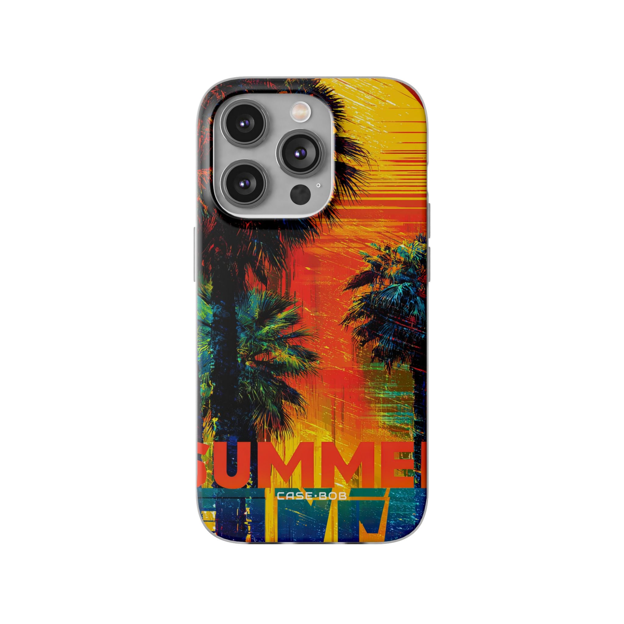 Tropical Sunburst iPhone 14 Pro Case - Soft