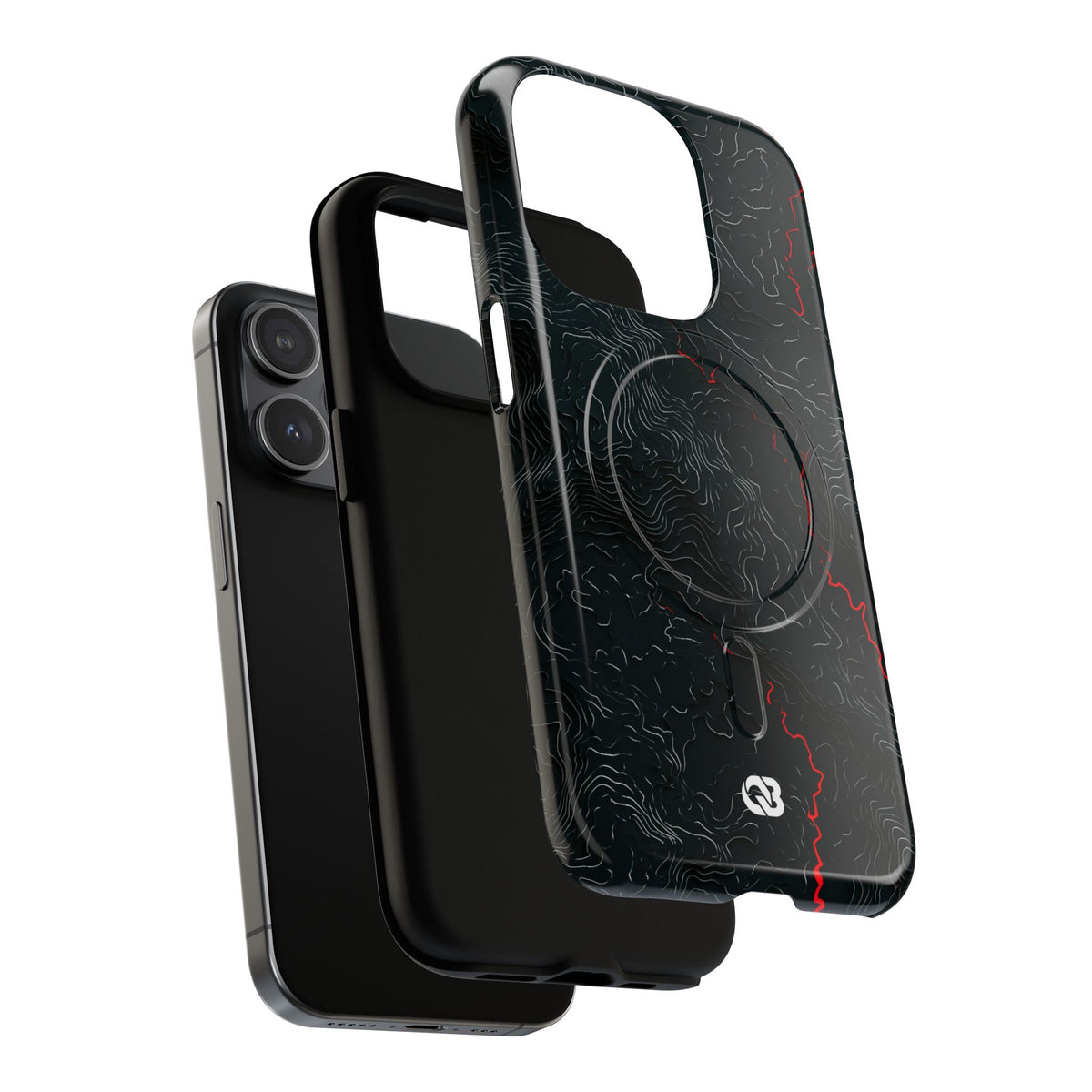 Crimson Rift · Tough 2.0 Magnetic Phone Case for iPhone · Black