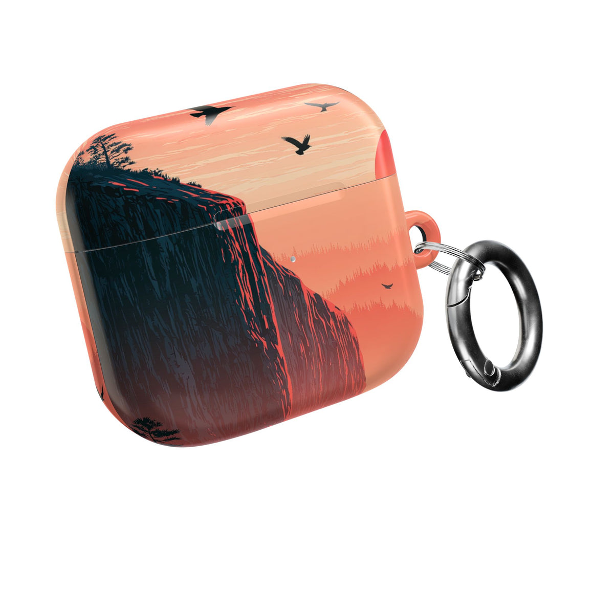 Canyon Dusk · Hard Case for AirPods & AirPods Pro · Orange