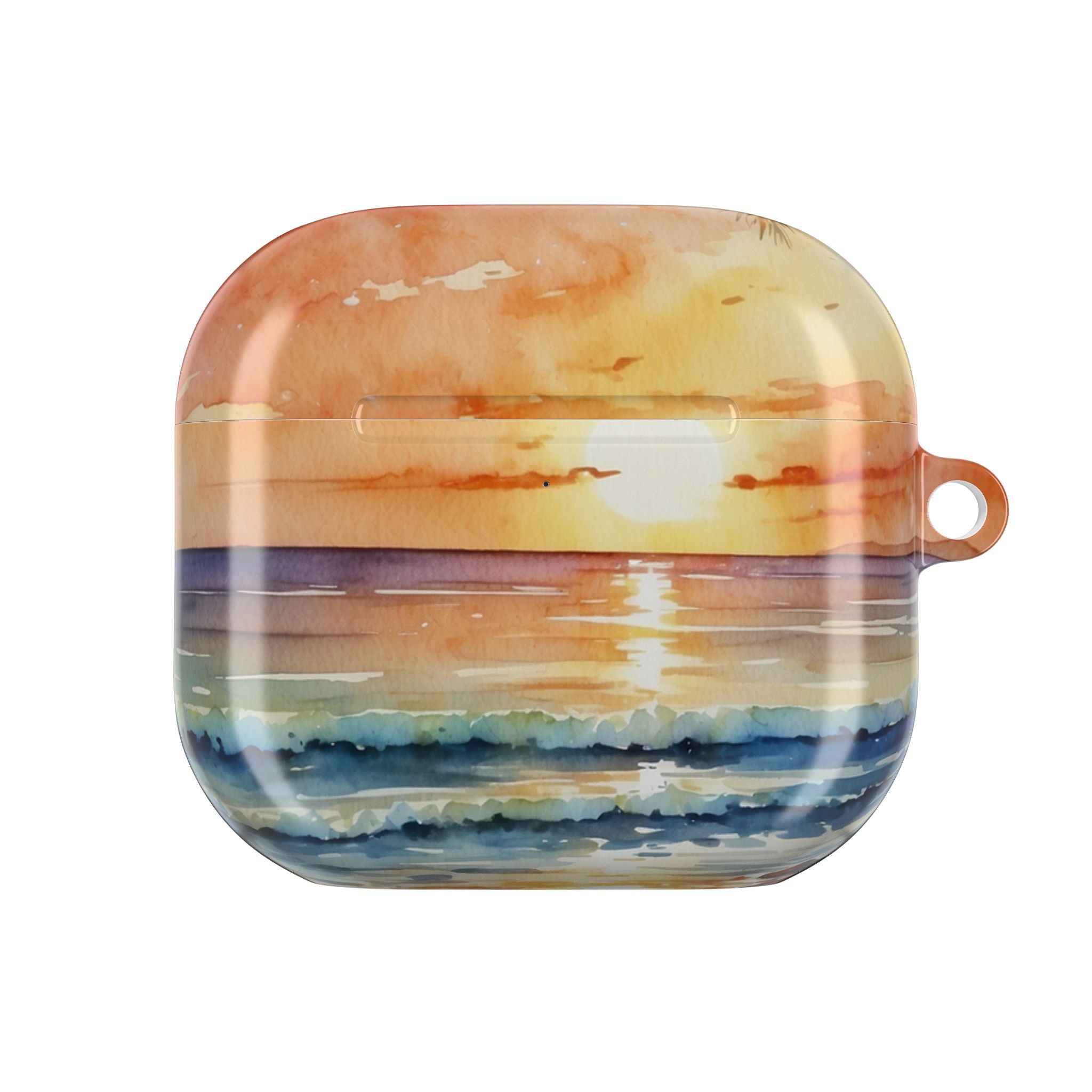 Golden Palm Sunset - AirPods Case
