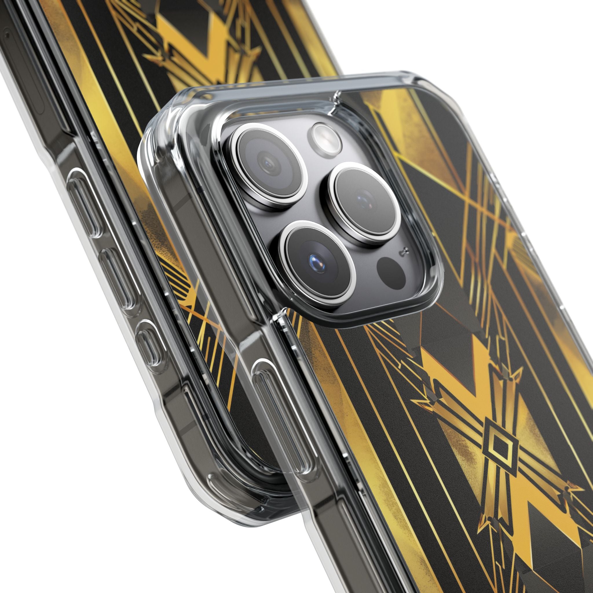 Golden Diamond Radiance iPhone 15 Pro Case - Impact