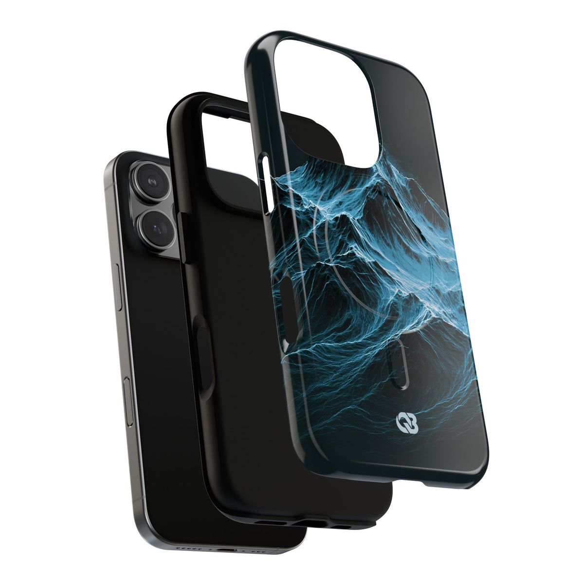 Nordic Frost Peak · Tough 2.0 Magnetic Phone Case for iPhone · Blue