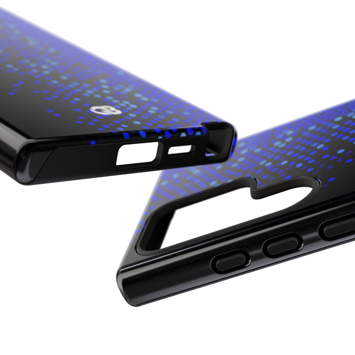 Cobalt Hex Dispersion · Tough Phone Case for Samsung · Blue