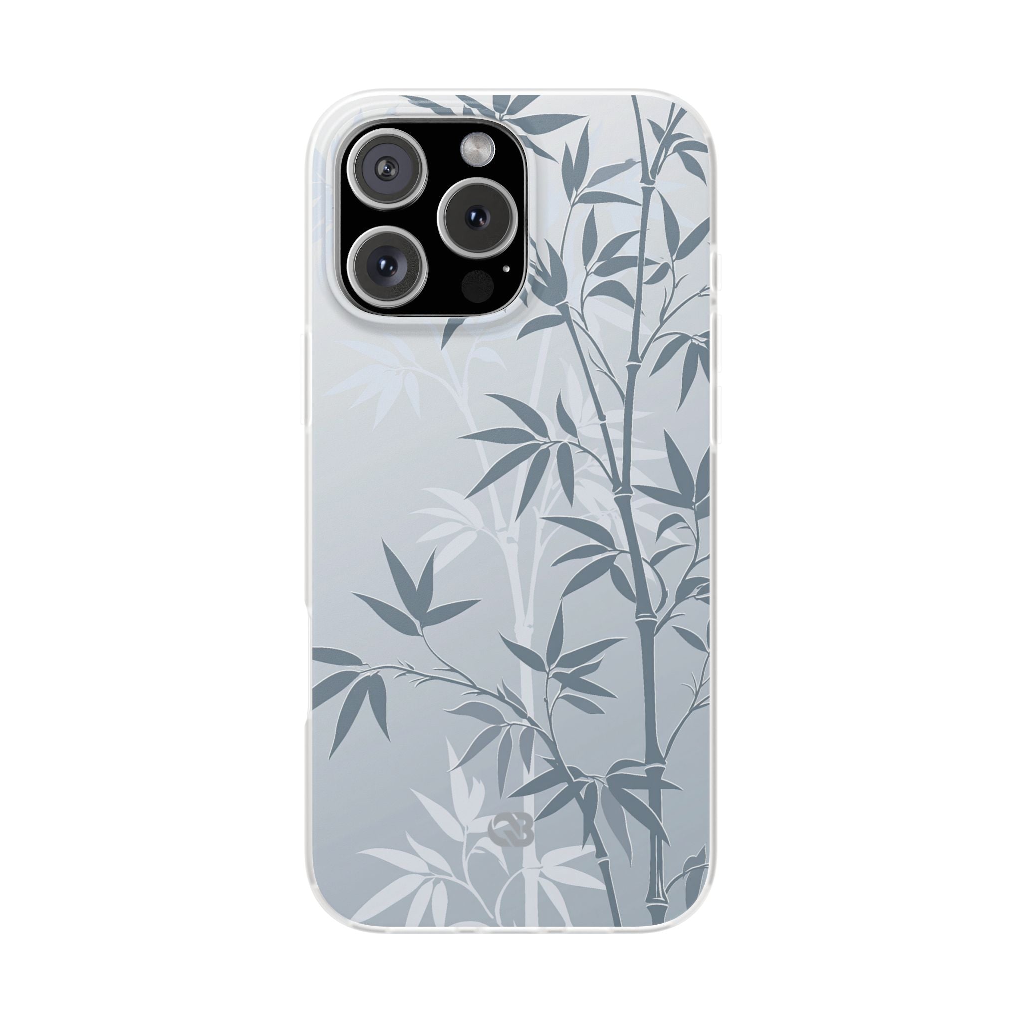 Blue Lite Phone Case for iPhone - Slate Bamboo Shadow
