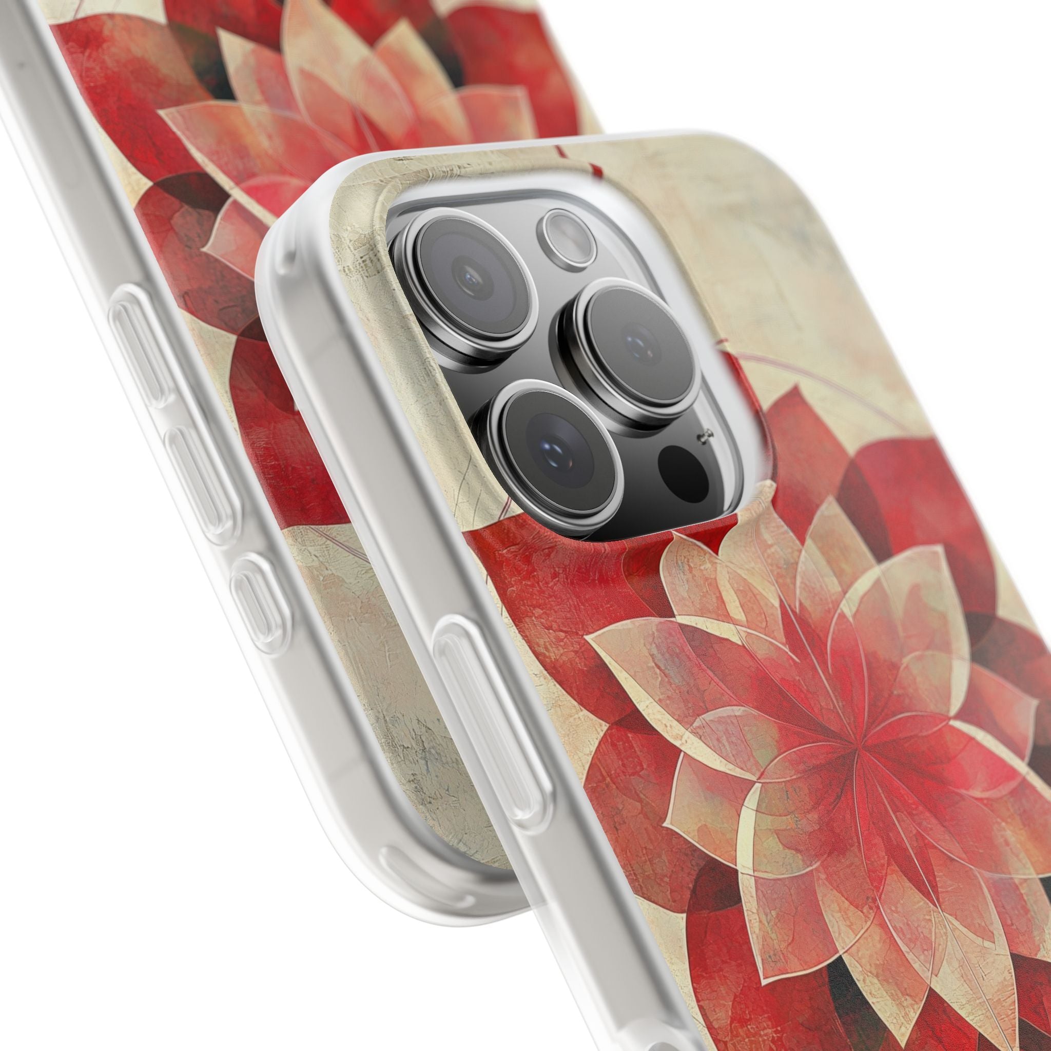 Crimson Petal Peak · Soft Phone Case for iPhone