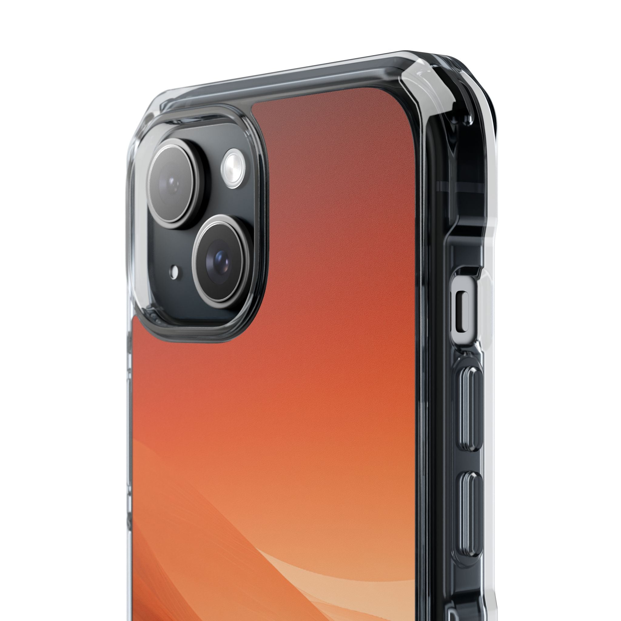 Orange Impact MagSafe Phone Case for iPhone - Crimson Dune Gradient