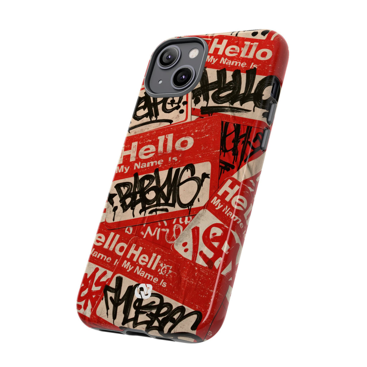 Slap Tag Collage · Tough Phone Case for iPhone · Red
