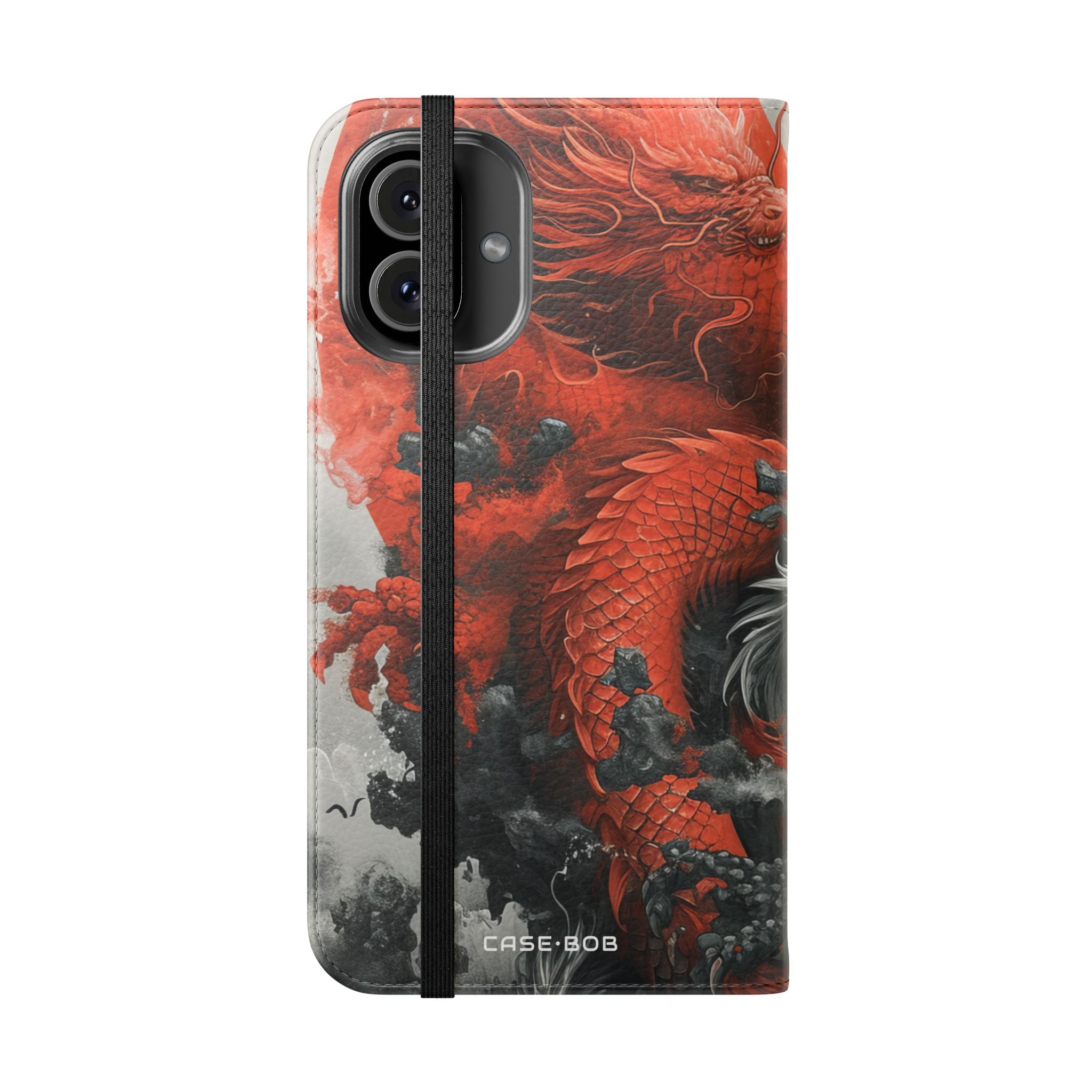 Twin Dragons Dance - iPhone 16 Plus Case - Wallet