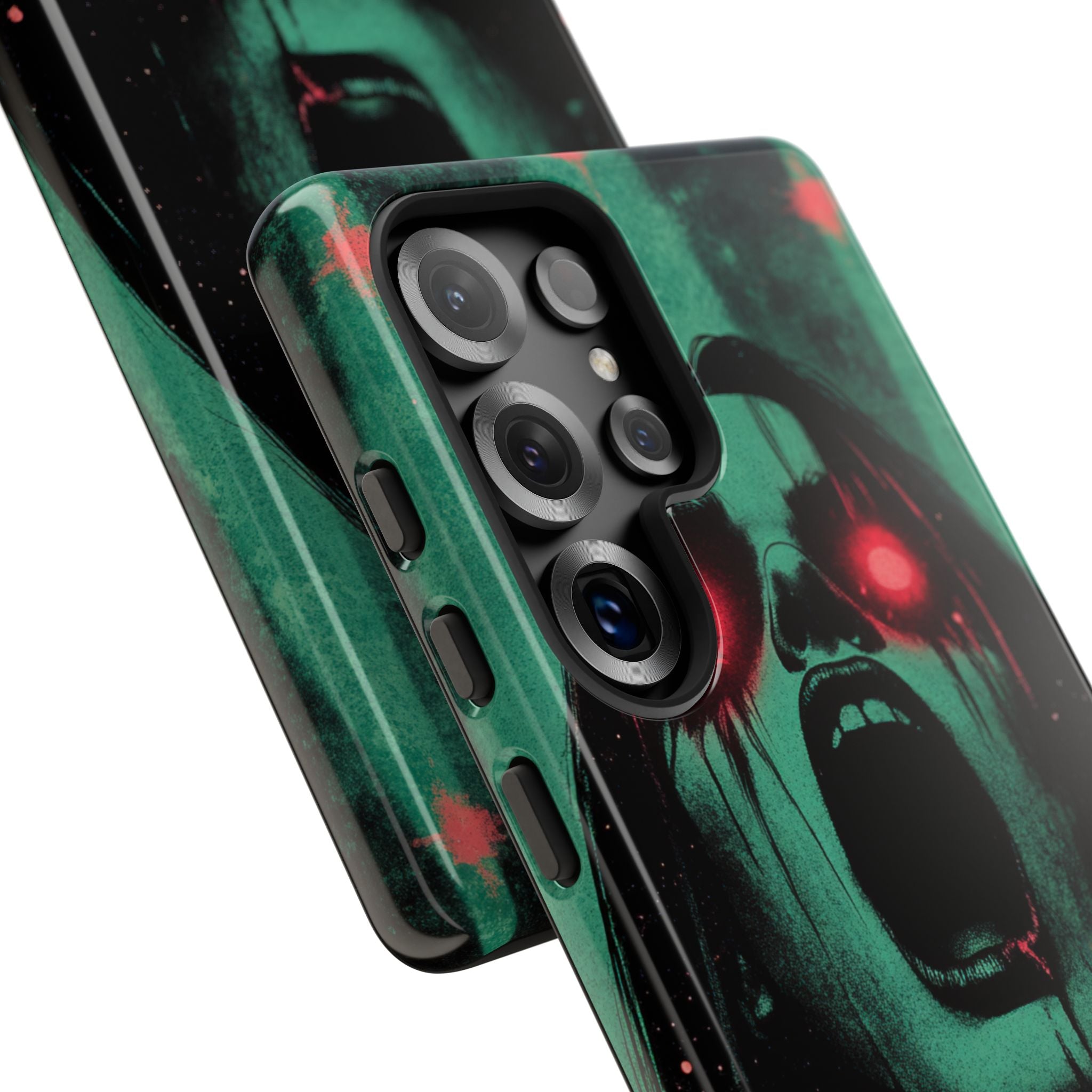 Crimson Emerald Scream · Tough Phone Case for Samsung
