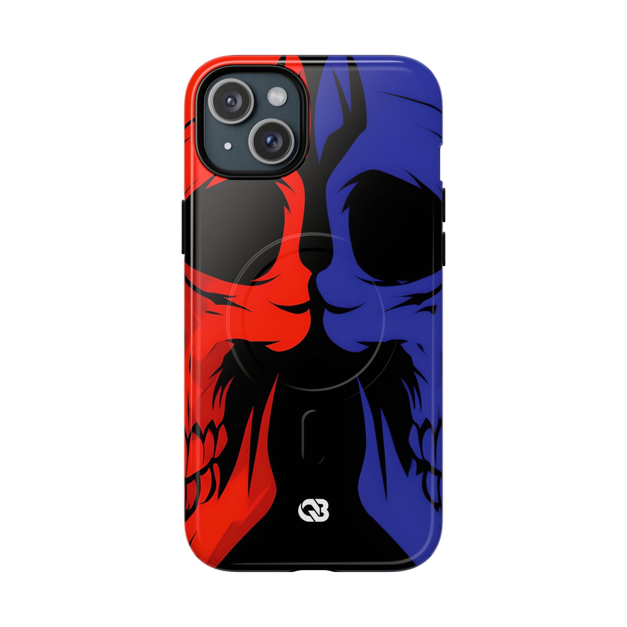 Crimson Cobalt Skulls · Tough+ Phone Case for iPhone · Magsafe
