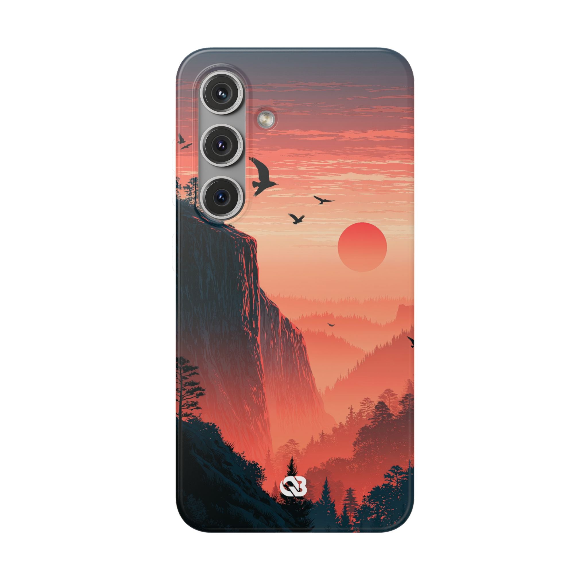 Orange Lite Phone Case for Samsung - Crimson Ridge Flight