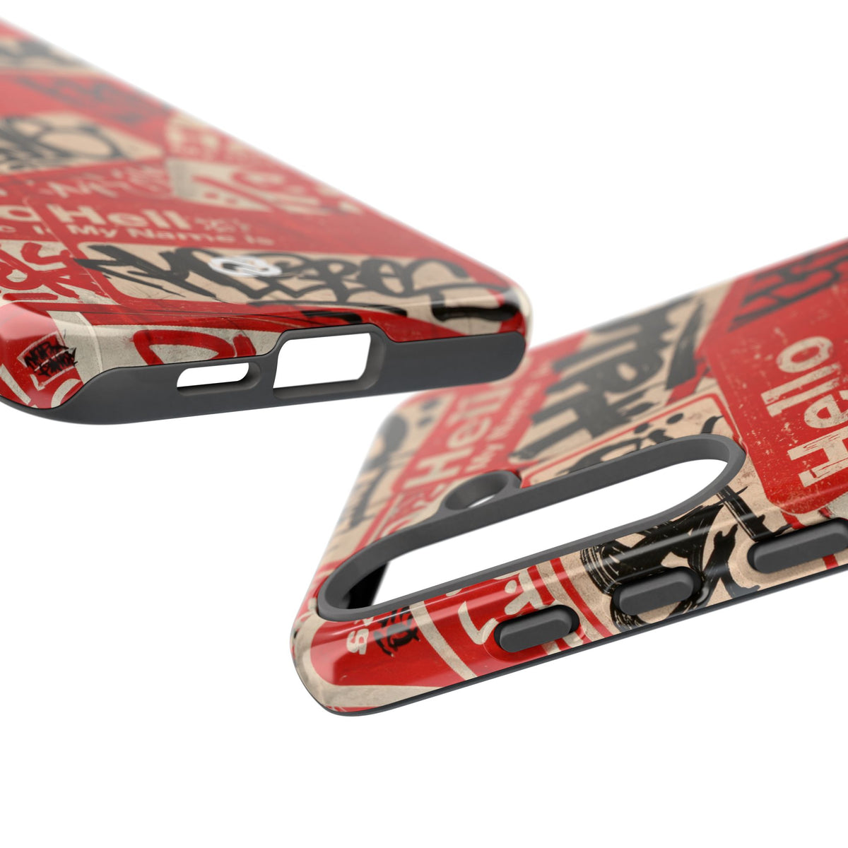 Slap Tag Collage · Tough Phone Case for Samsung · Red