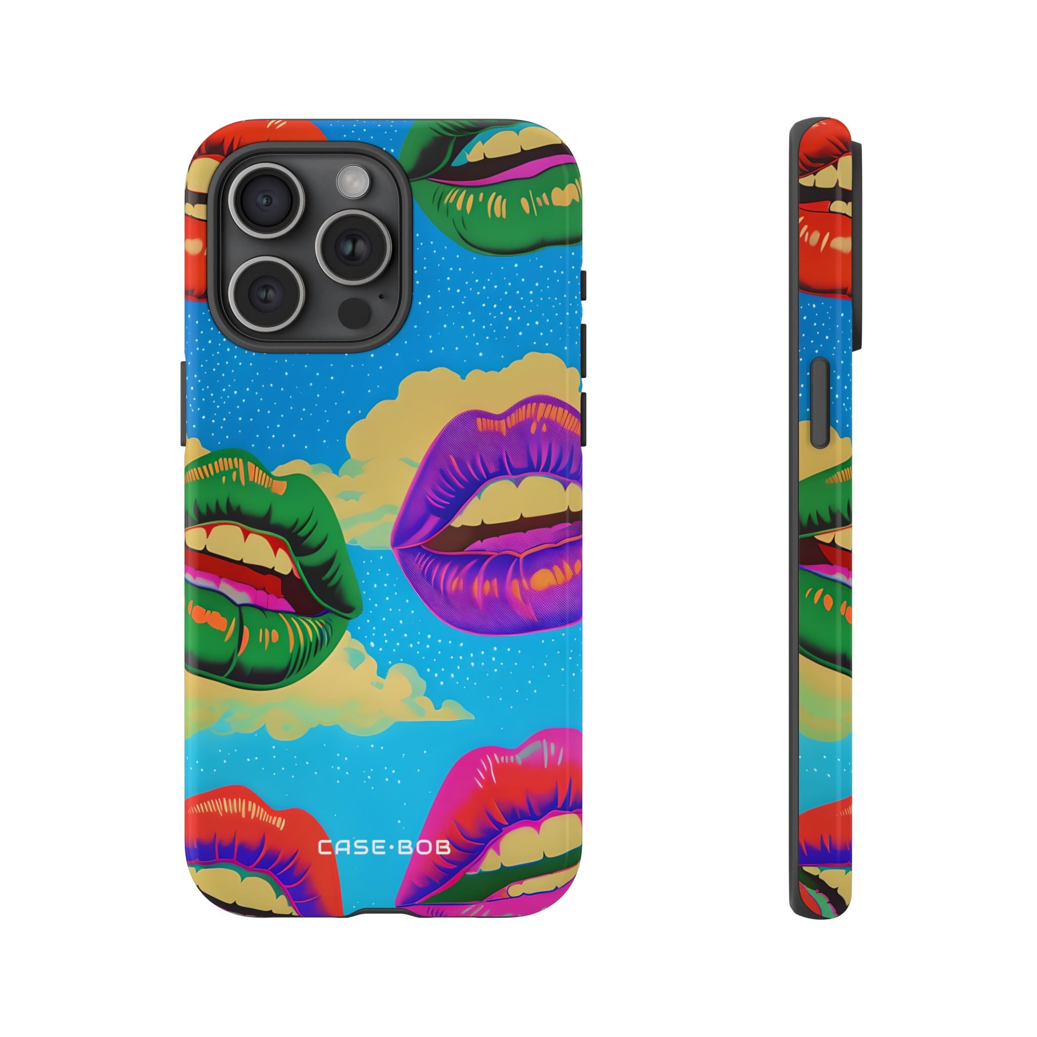 Colorful Lipscape iPhone 15 Pro Max Case - Tough