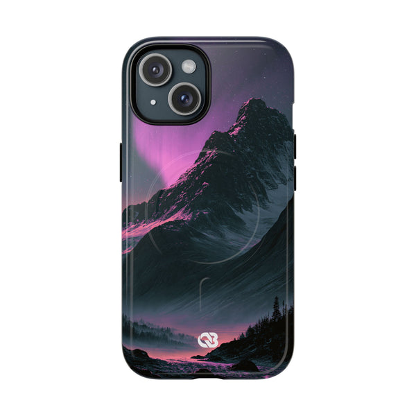 Arctic Aurora Summit · Tough 2.0 Magnetic Phone Case for iPhone · Black