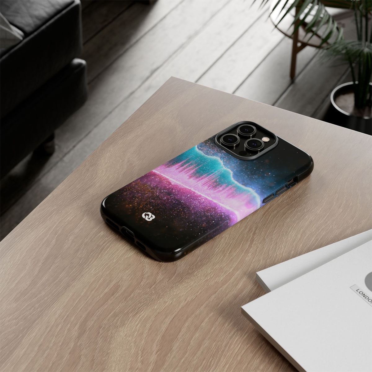 Digital Frequency · Tough Phone Case for iPhone · Pink