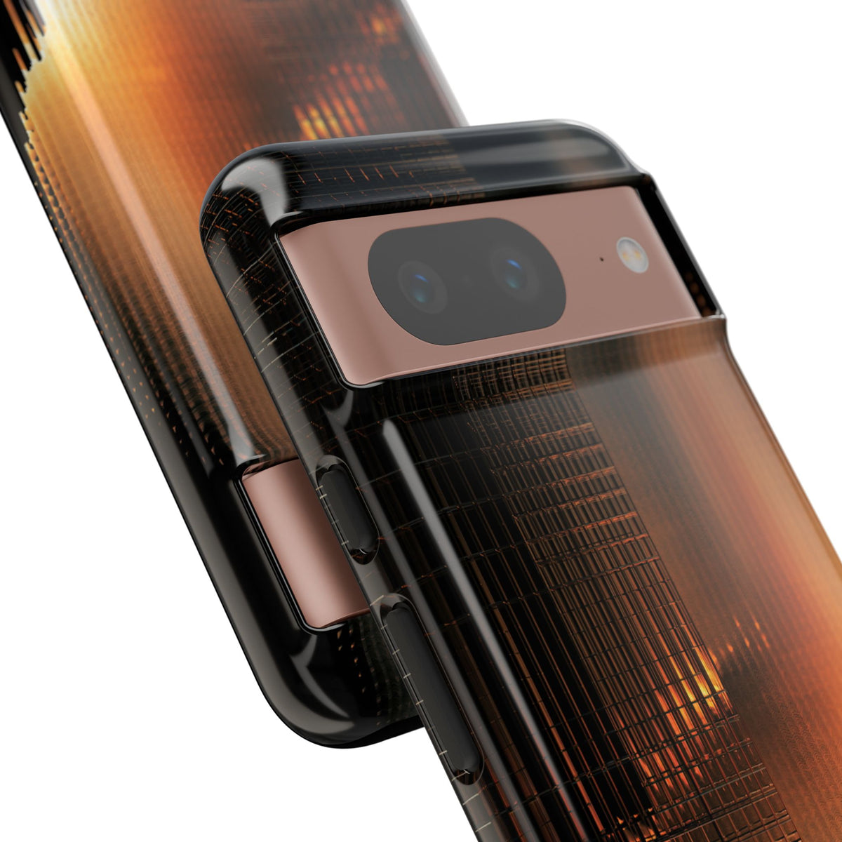 Luminous Grid · Tough Phone Case for Pixel · Black
