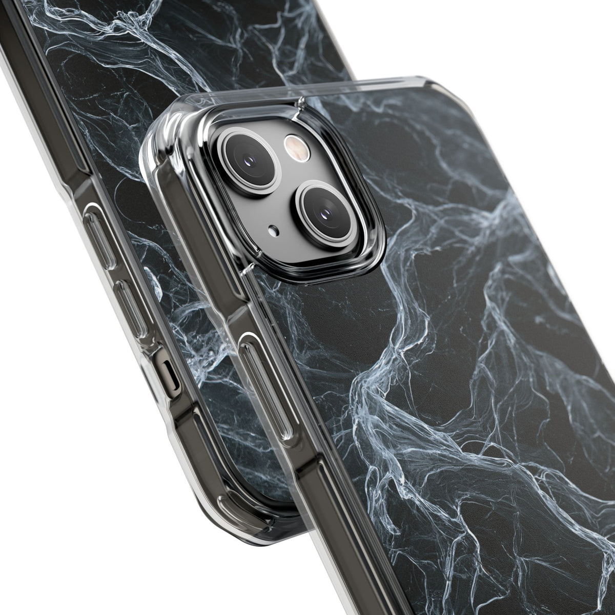 Arctic Gossamer · Clear Impact Magnetic Phone Case for iPhone · Black