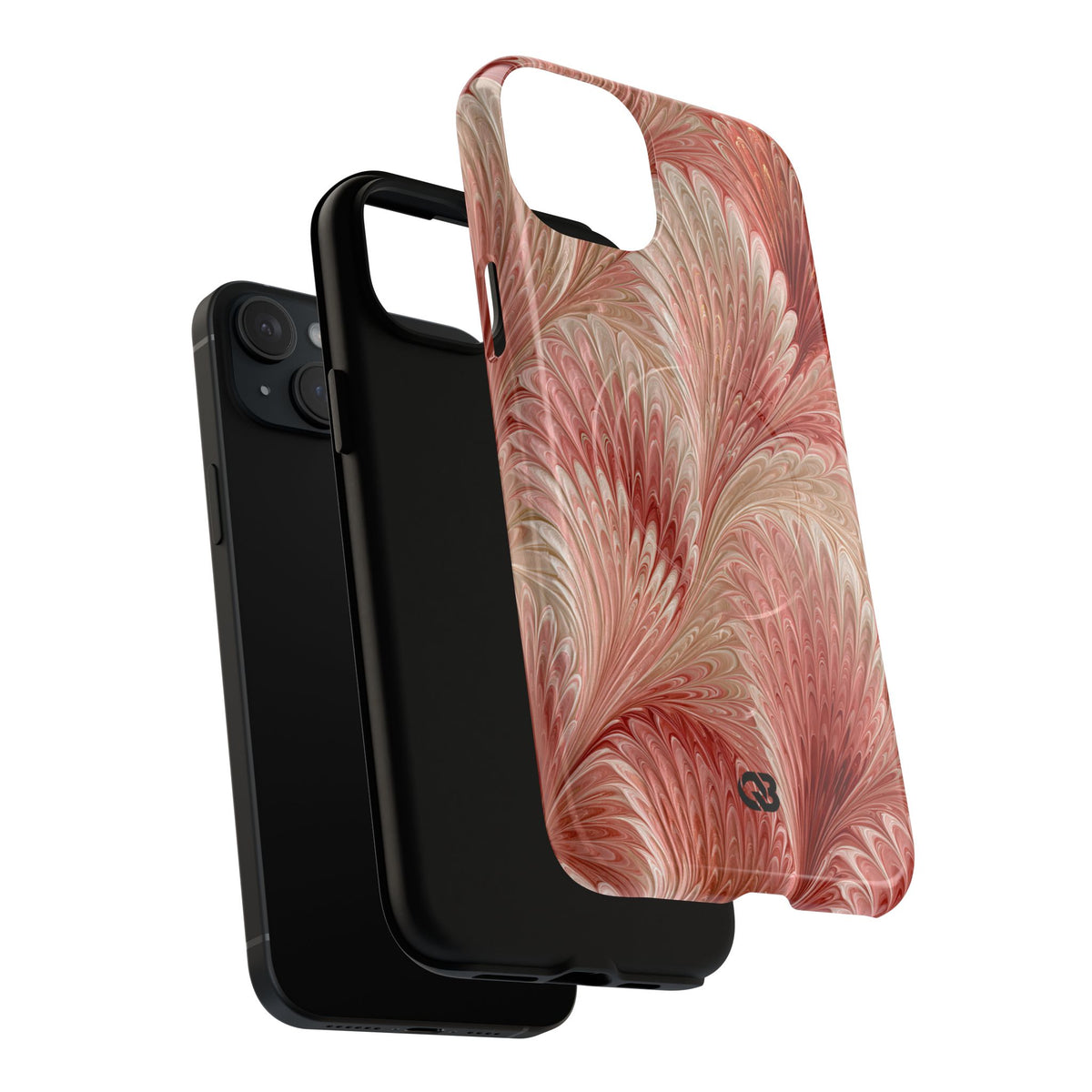 Blush Petal Plume · Tough 2.0 Magnetic Phone Case for iPhone · Pink