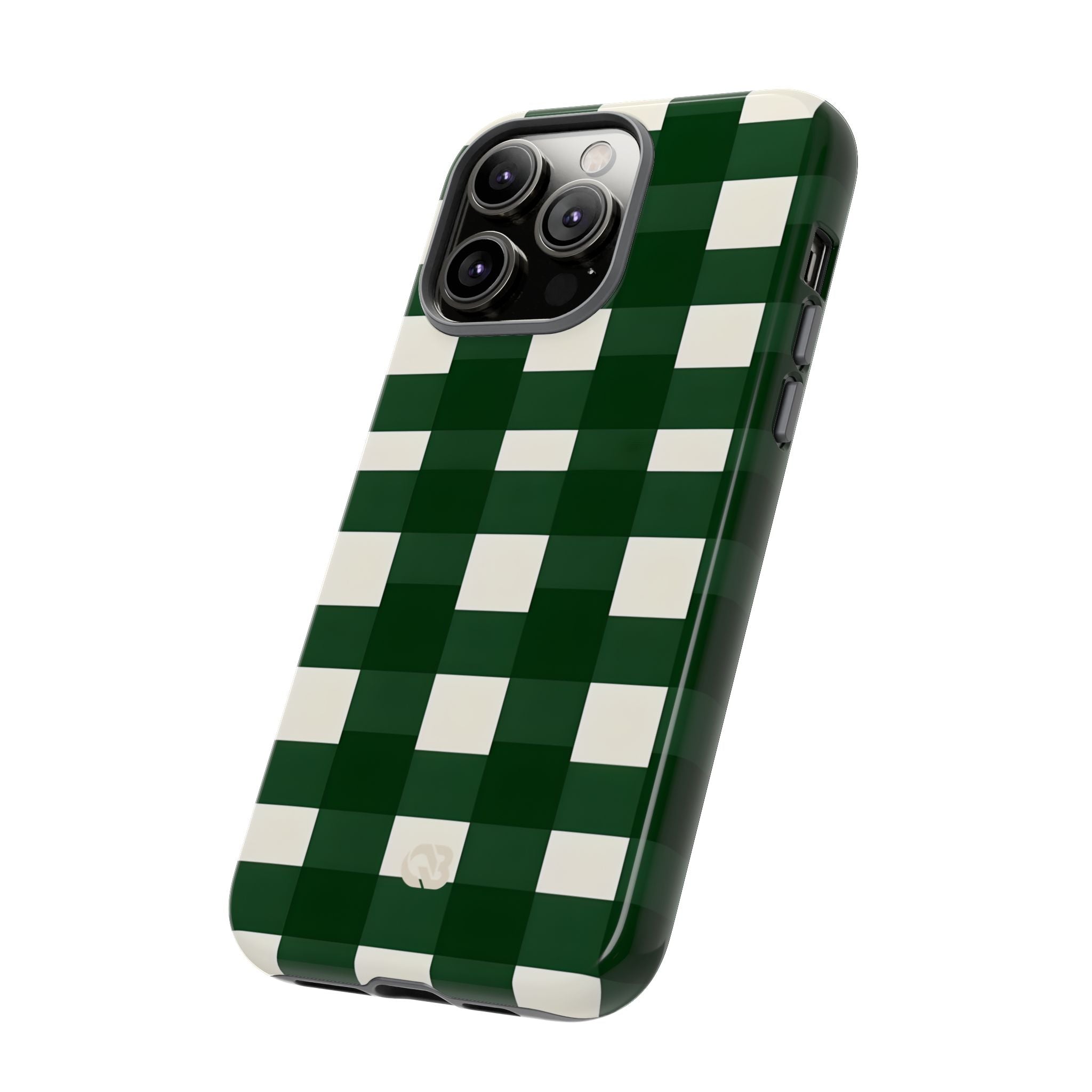 Hunter Green Plaid · Tough Phone Case for iPhone
