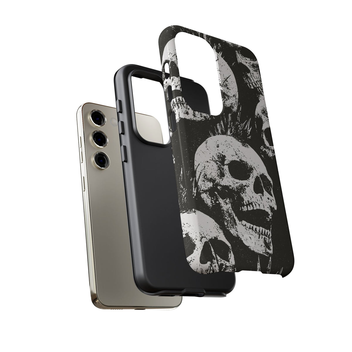 Punk Skull Riot · Tough Phone Case for Samsung · Black